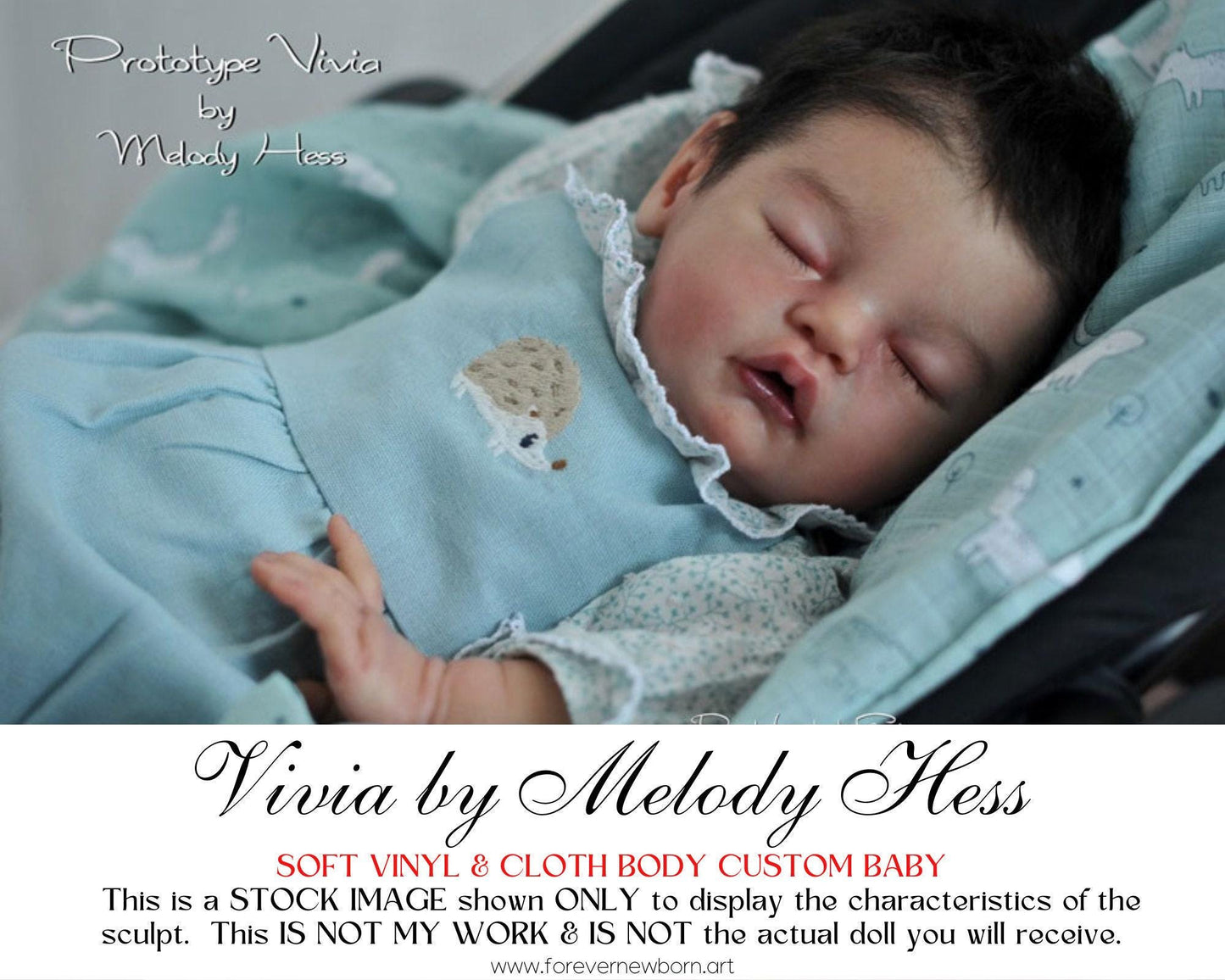 Attention Reborn Baby Collectors ~ Custom Vivia by Melody Hess (19"+Full Limbs)