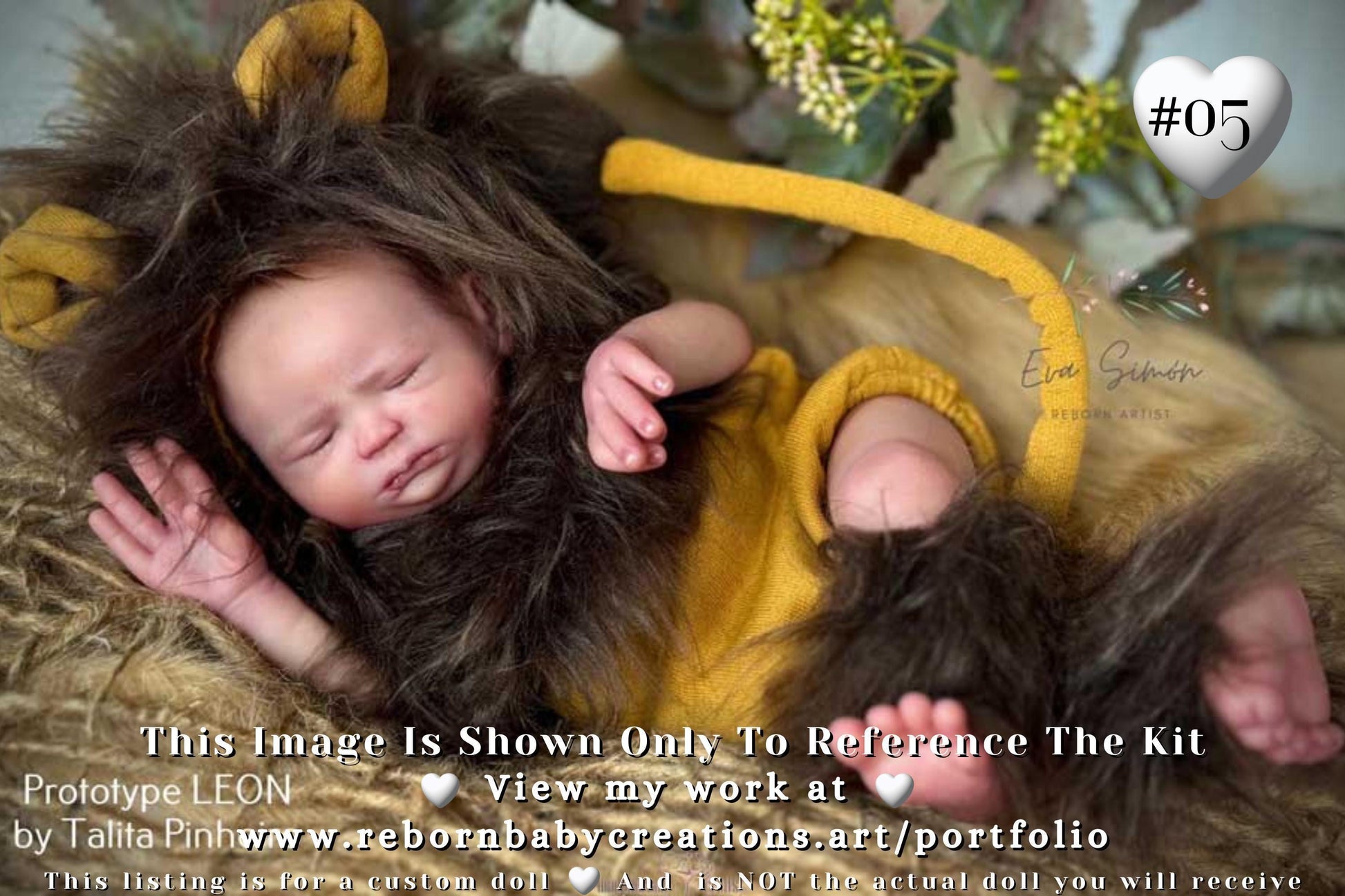 Amazing Hyper-Realistic Reborn Custom Doll LAST ONE! Limited Edition PREEMIE Leon by Talita Pinheiro (16"+Full Limbs)