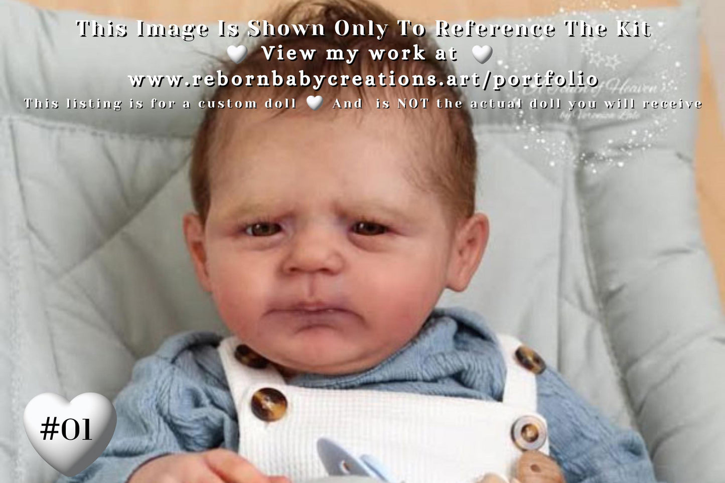 Lifelike Reborn Doll Maxi by Severine Piret (22"+ Full Limbs)