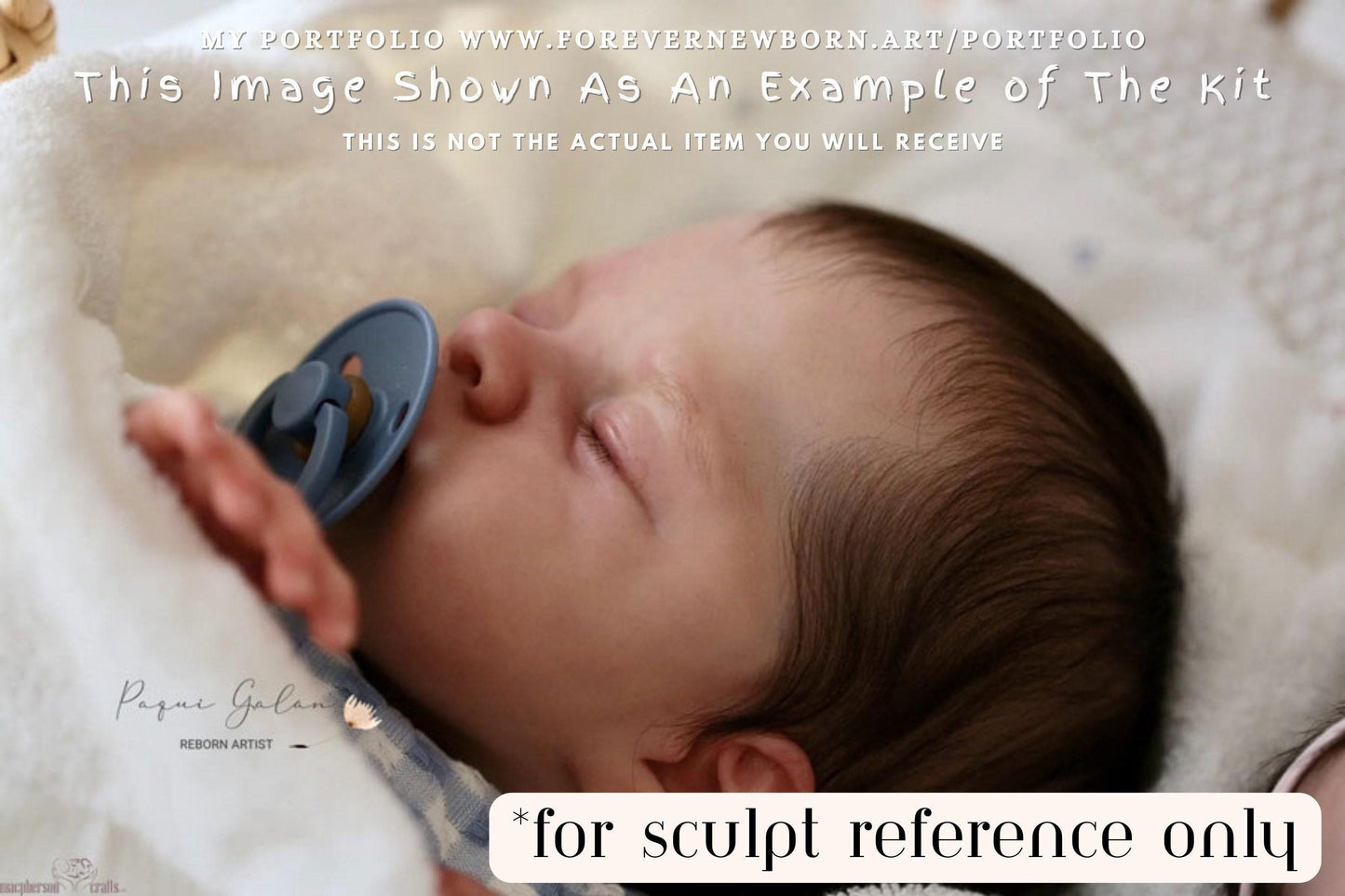 Amazing Hyper-Realistic Reborn Custom Doll Irys by Joanna Kazmierczak 20" Full Limbs