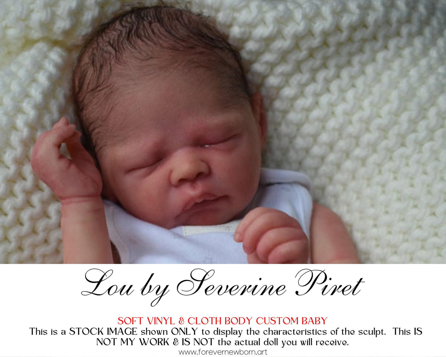 Lifelike Reborn Doll Lou by Severine Piret (15"+Full Limbs) **New Release