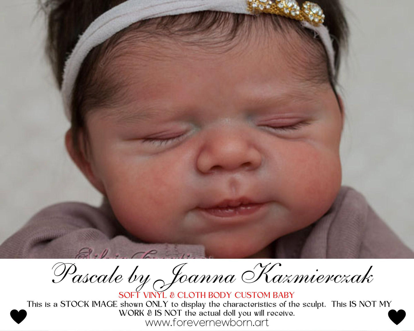 Free Baby Offer ~ Reborn Doll Sale ~ Custom Baby Pascale by Joanna Kazmierczak (18"+Full Limbs)