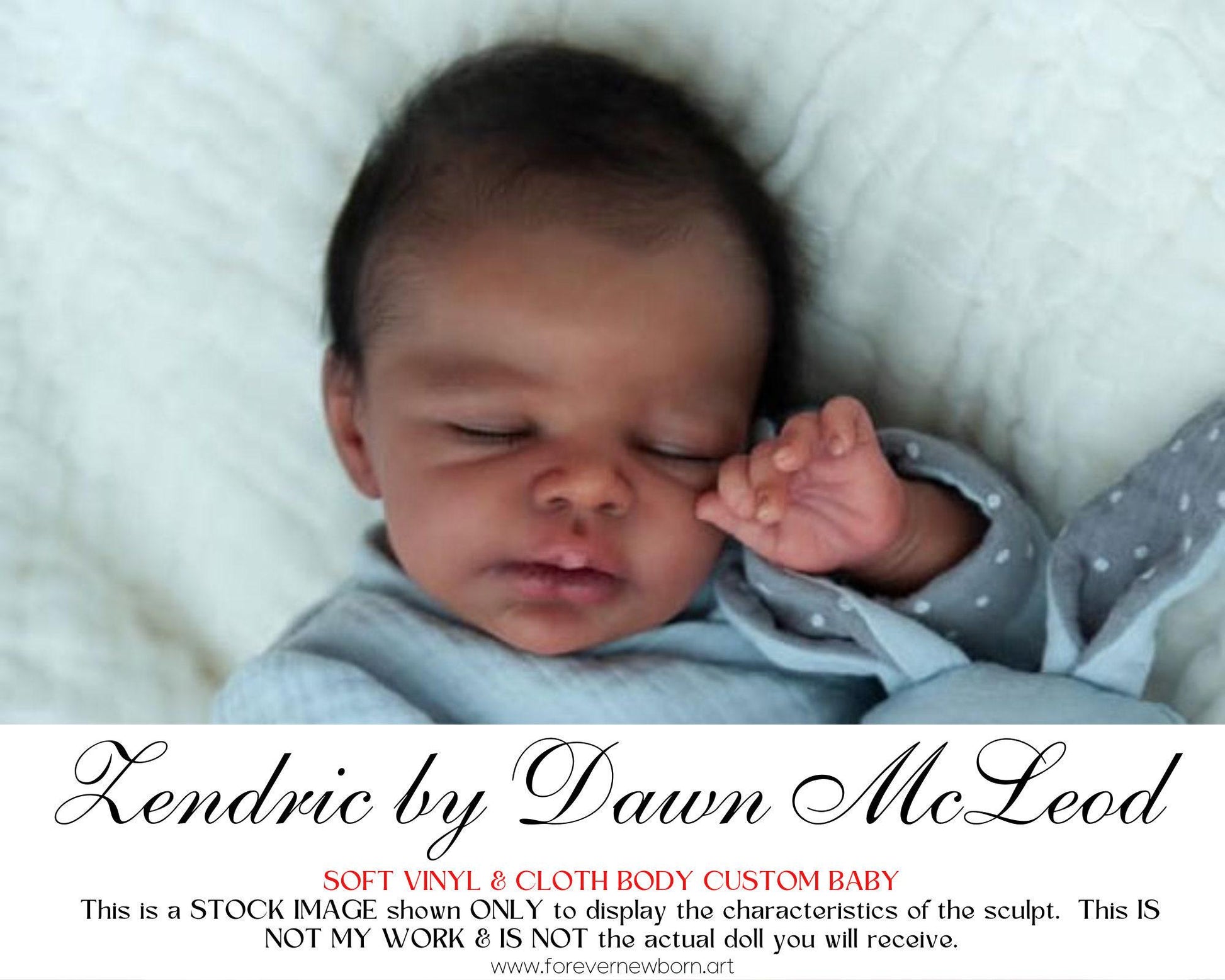 Attention Reborn Baby Collectors ~ Custom Zendric by Dawn McLeod (16"+Full Limbs)