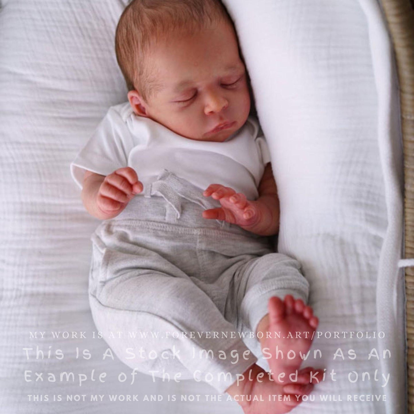 Amazing Hyper-Realistic Reborn Custom Doll Jude by Olga Auer (20"+ Full Limbs)