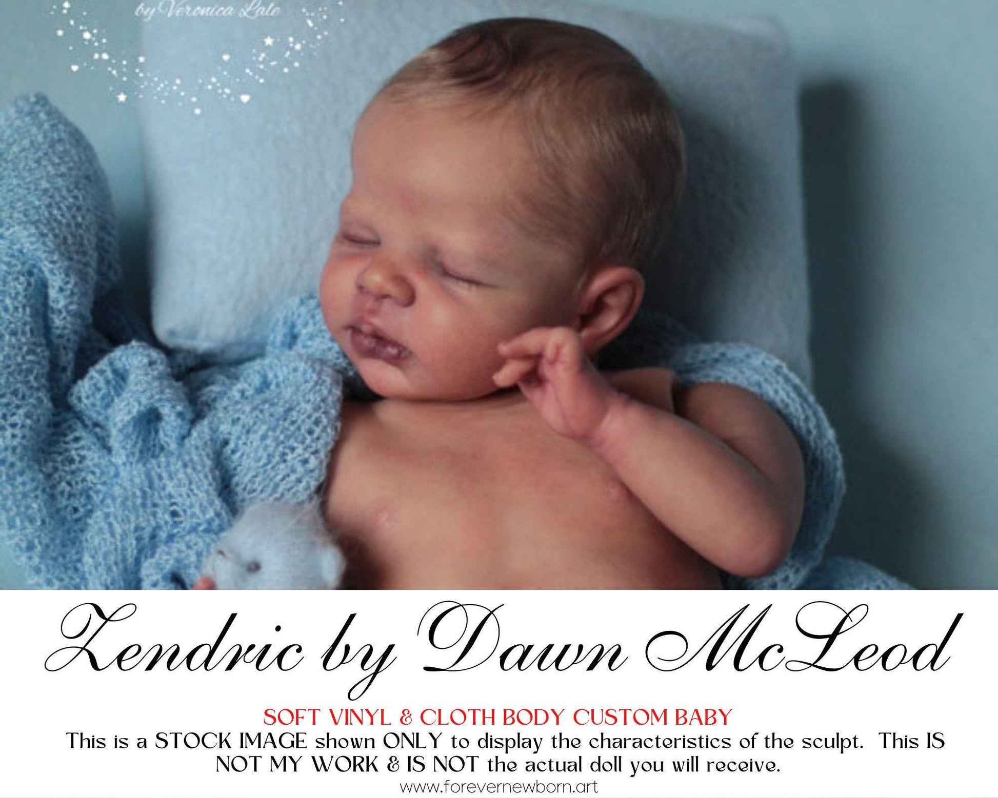 Attention Reborn Baby Collectors ~ Custom Zendric by Dawn McLeod (16"+Full Limbs)