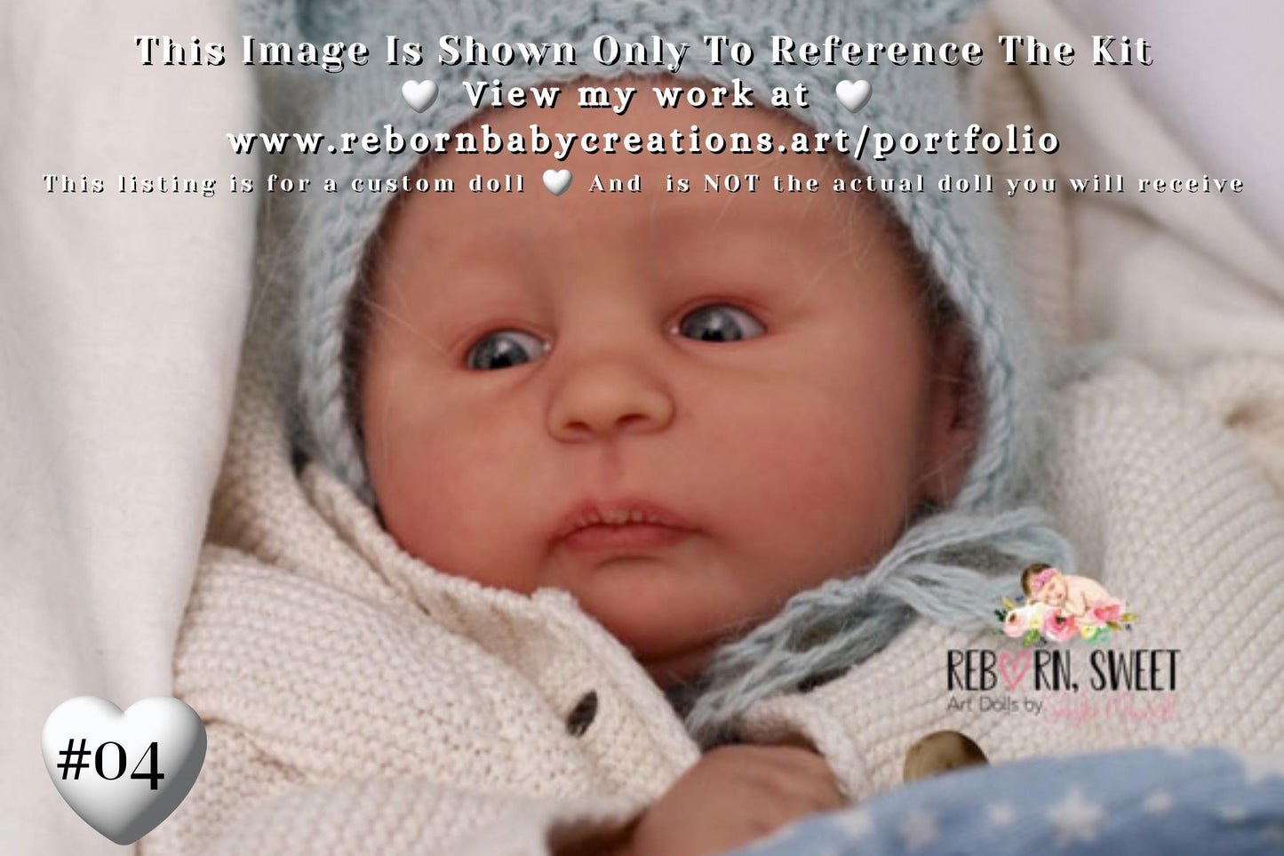 Lifelike Reborn Doll Marcy by Marina Zeglarski (20 Inches + 3/4 Limbs)