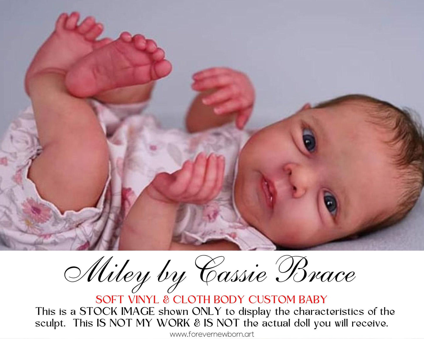 Lifelike Reborn Doll Miley by Cassie Brace (20"+Full Limbs)