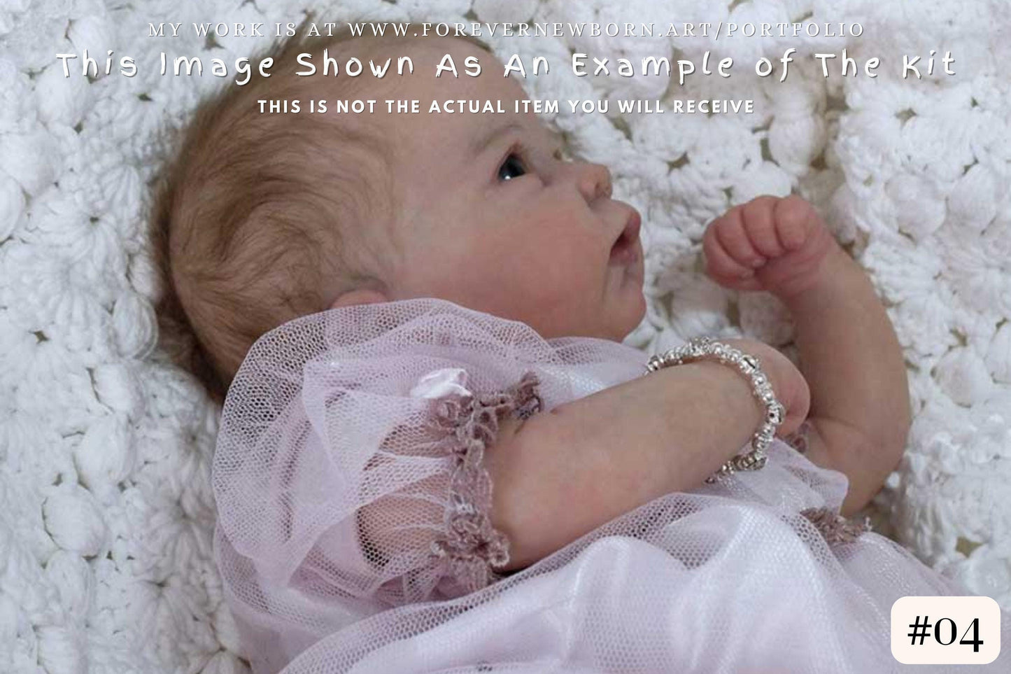 Reborn Baby **Hyper-Realistic** Reborn Doll Catrin by Linda Murray (18 inches 3/4 Limbs)