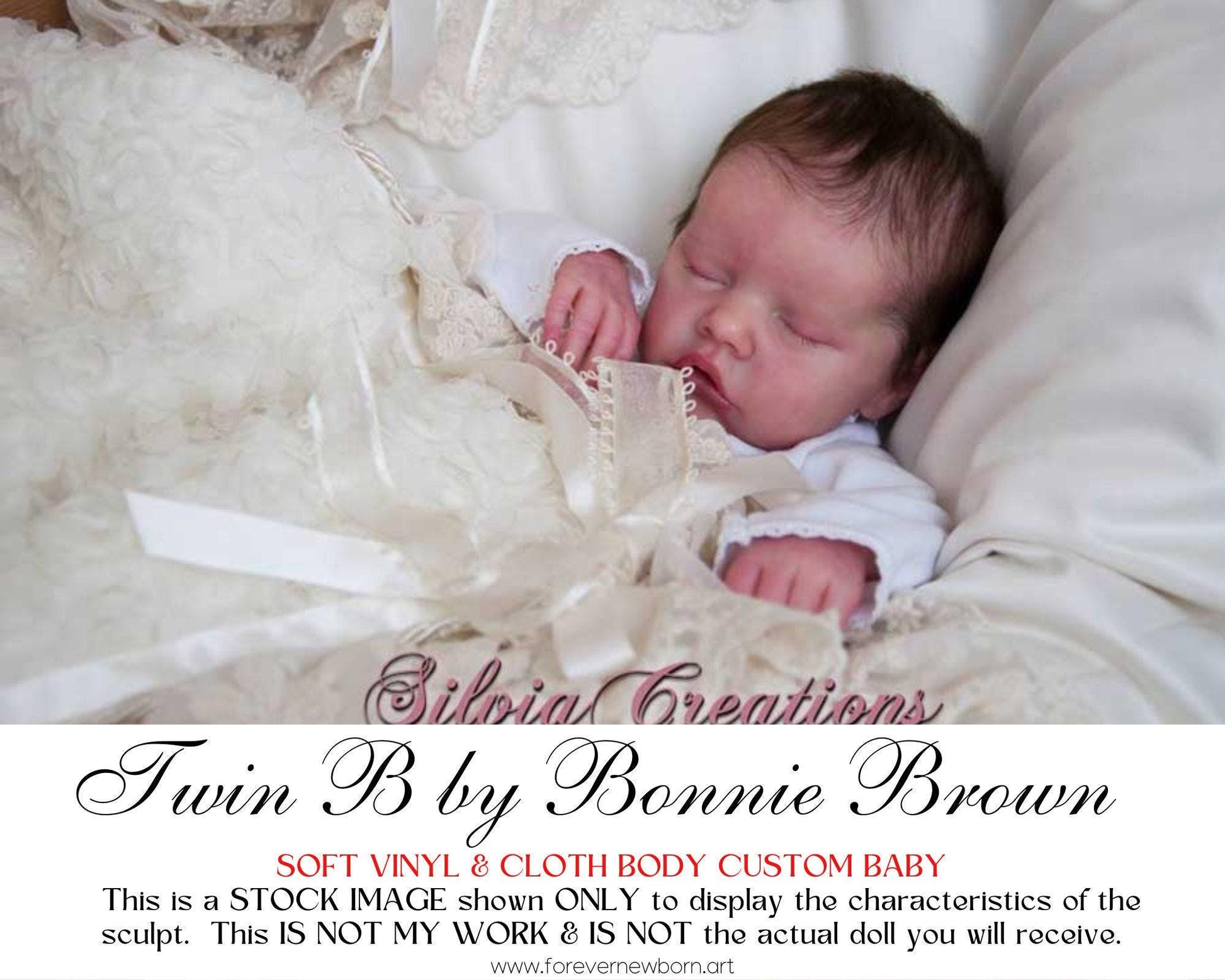 Attention Reborn Baby Collectors ~ Custom Twin B by Bonnie Brown (17"+3/4 Arms Full Legs)