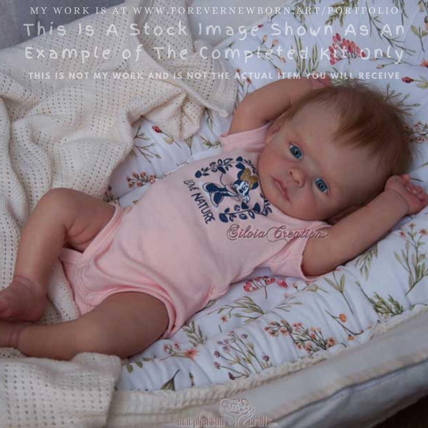 Amazing Hyper-Realistic Reborn Custom Doll Joleen by Heike Kolpin (19"+Full Limbs)