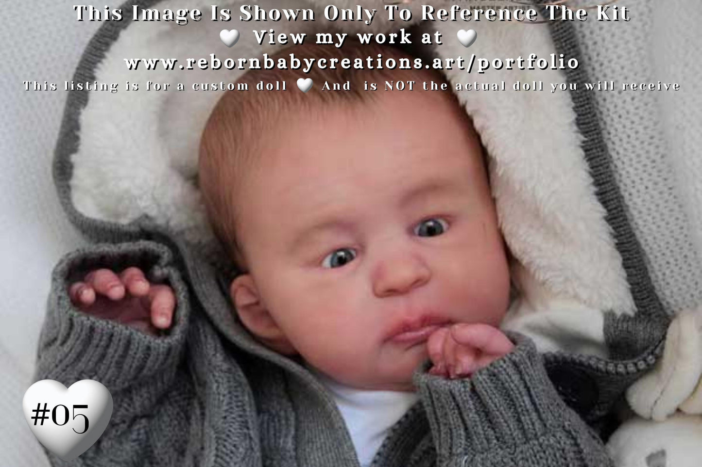 Lifelike Reborn Doll Marcy by Marina Zeglarski (20 Inches + 3/4 Limbs)