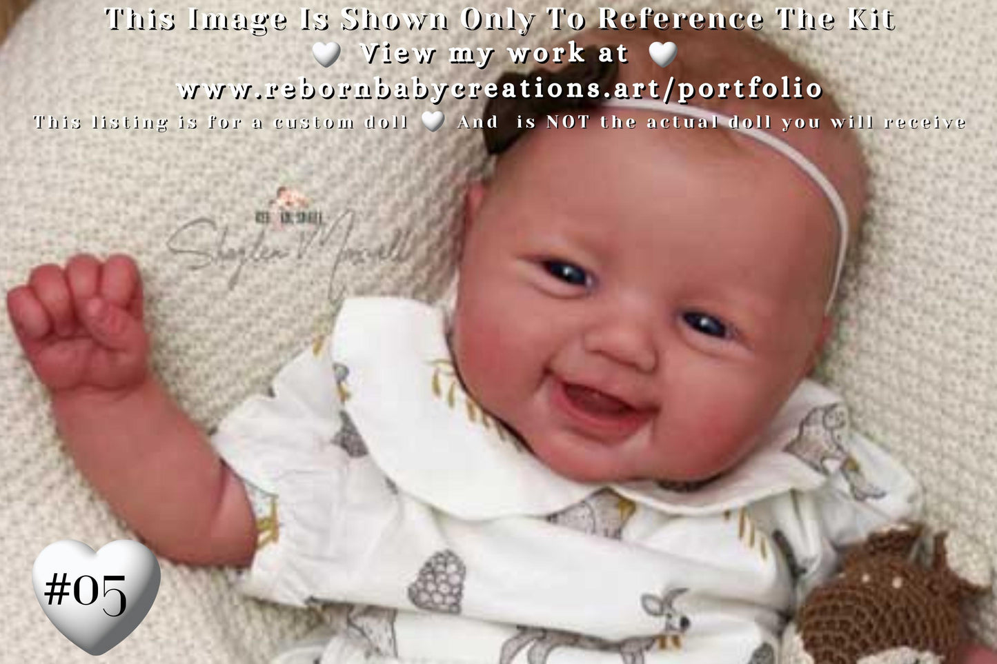 Extremely Realistic Reborn Baby Doll ~ Reborn Baby **Hyper-Realistic** Reborn Doll Gracie By Sandy Faber (21"+Full Limbs)