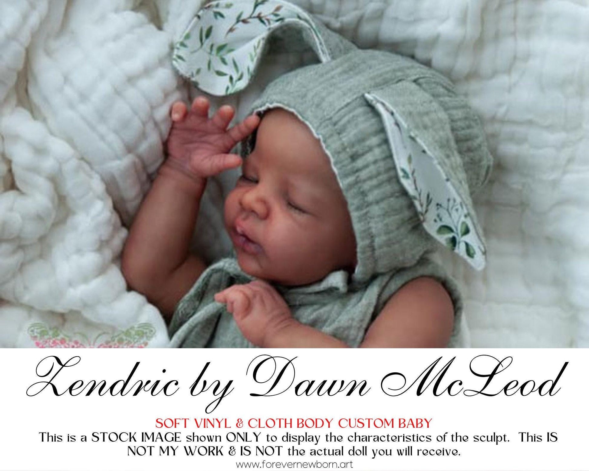 Attention Reborn Baby Collectors ~ Custom Zendric by Dawn McLeod (16"+Full Limbs)