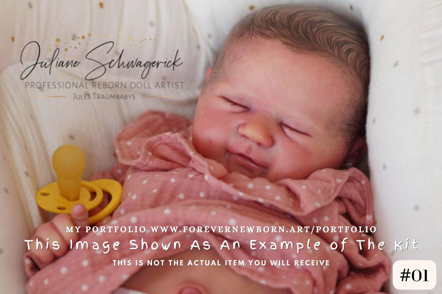 Reborn Baby **Hyper-Realistic** Reborn Doll Bella by Sandy Faber 18" Full Limbs