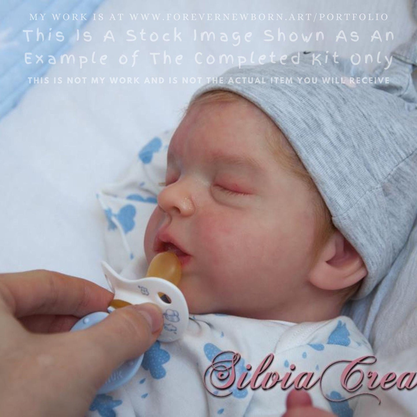 Reborn Baby **Hyper-Realistic** Reborn Doll Clark by Samantha Gregory (20"+Full Limbs)