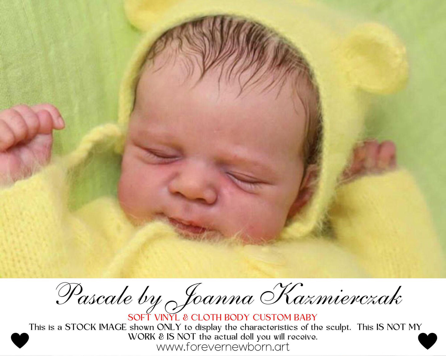 Free Baby Offer ~ Reborn Doll Sale ~ Custom Baby Pascale by Joanna Kazmierczak (18"+Full Limbs)