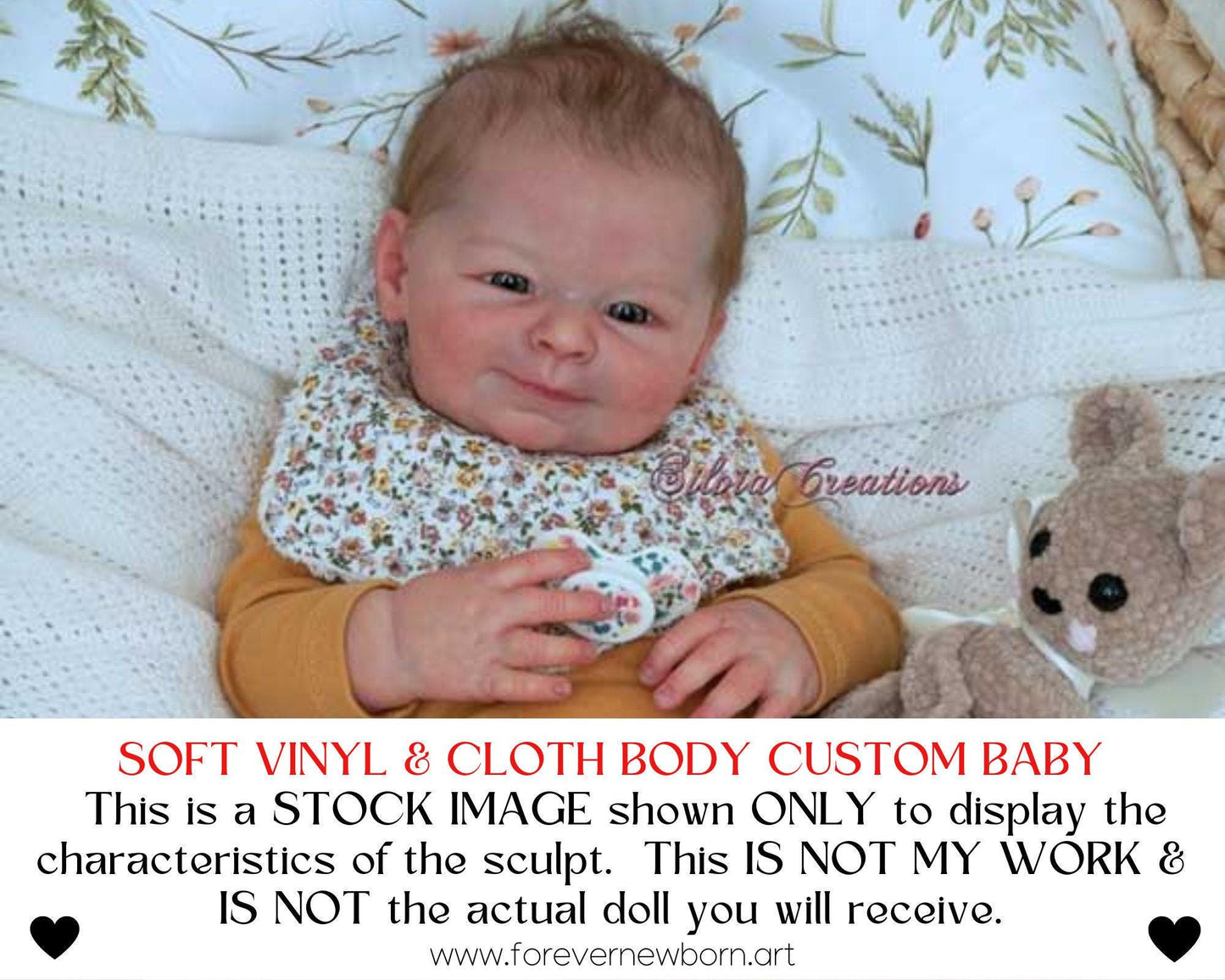Lifelike Reborn Doll Luan by Doris Moyers Hornbogen (20"+Full Limbs)