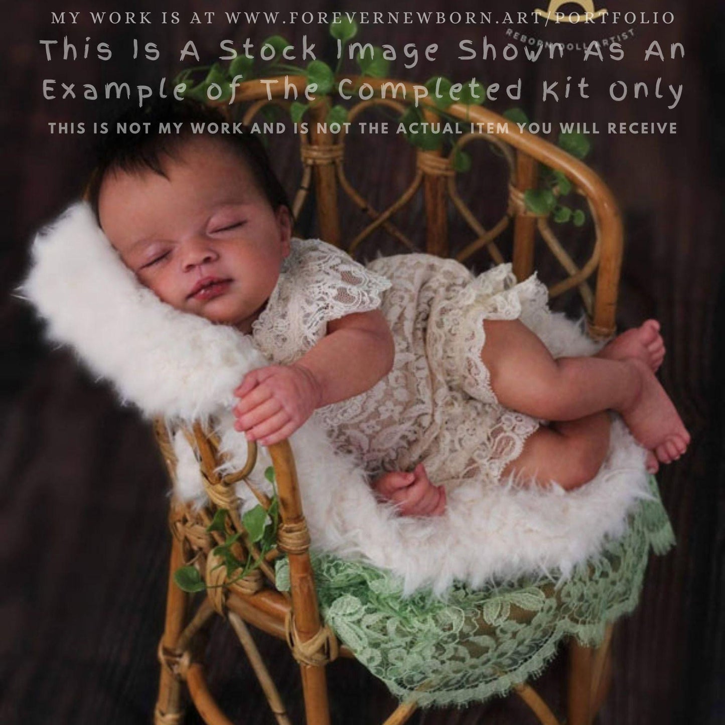 Reborn Baby **Hyper-Realistic** Reborn Doll Coco by Ebtehal Abul (20"+Full Limbs)