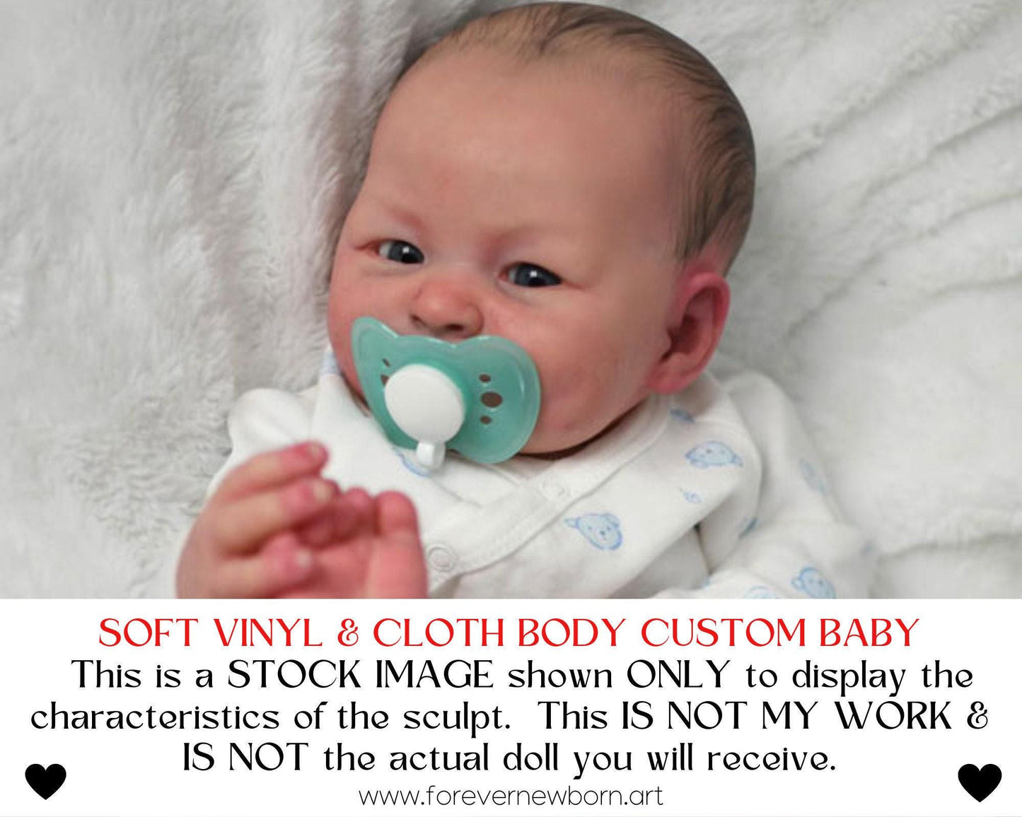 Lifelike Reborn Doll Luan by Doris Moyers Hornbogen (20"+Full Limbs)