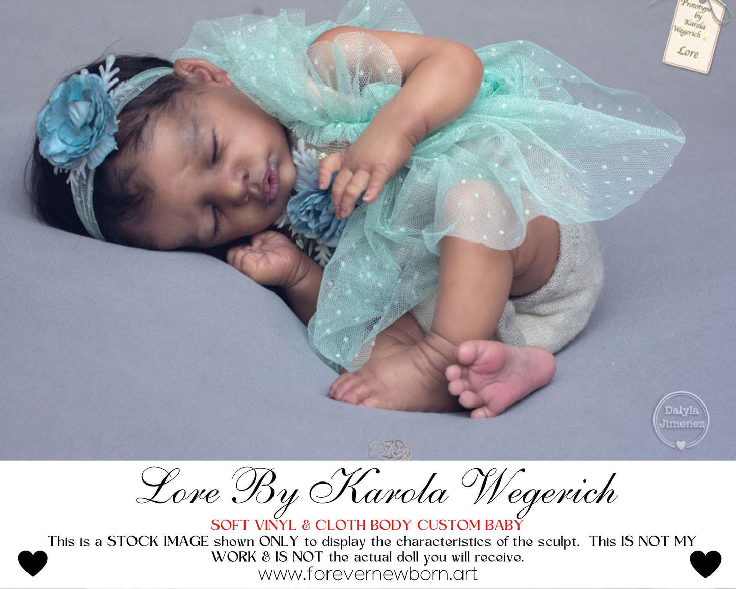 Lifelike Reborn Doll Lore by Karola Wegerich (20"+Full Limbs)