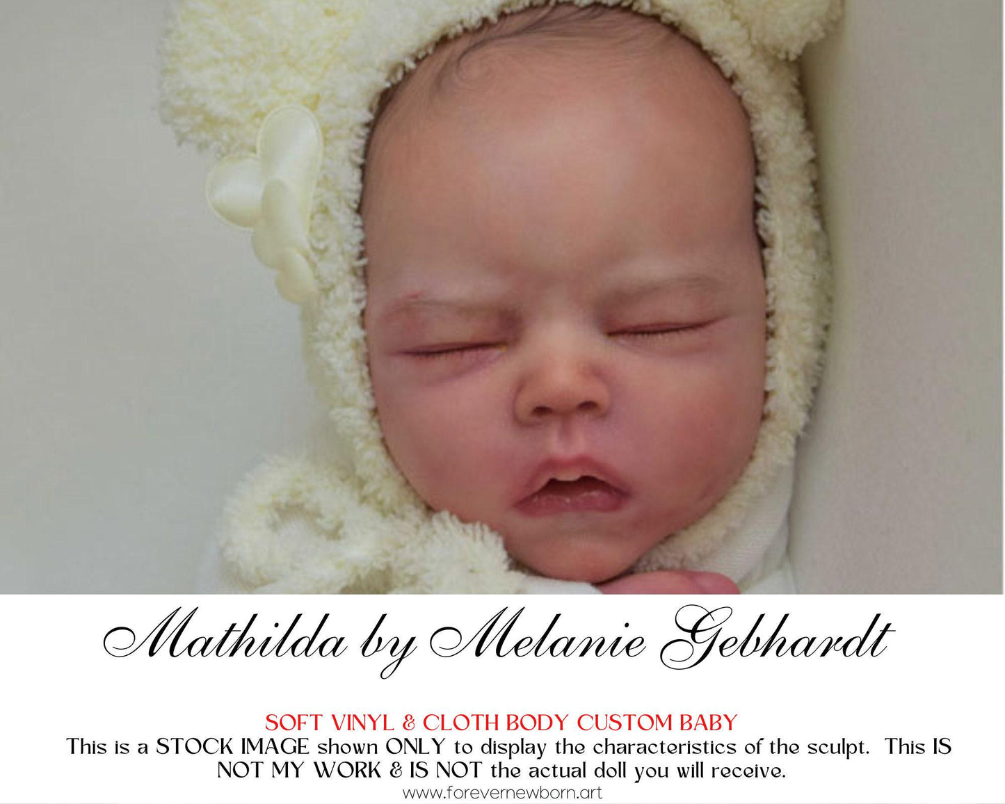 Lifelike Reborn Doll Mathilda by Melanie Gebhardt (19"+Full Limbs)