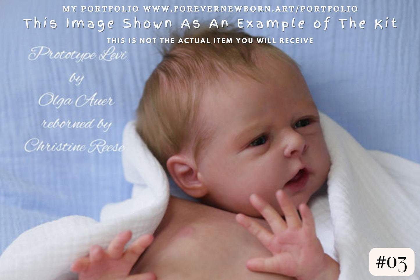 Amazing Hyper-Realistic Reborn Custom Doll Levi by Olga Auer (19"+ Full Limbs) *Extended Processing Time. NEW SCULPT.