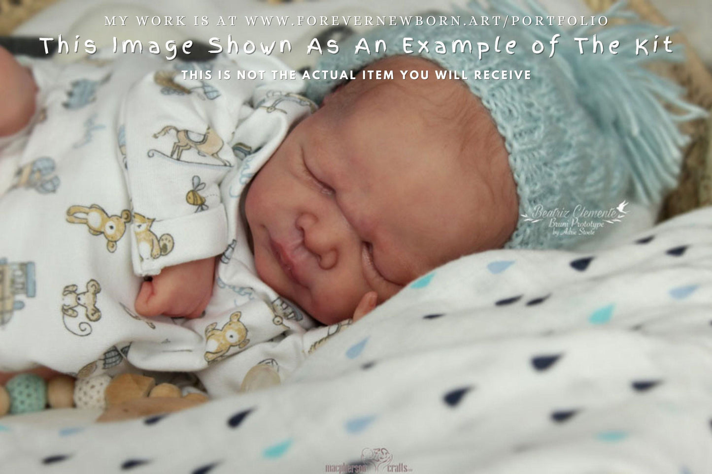 Free Baby Offer ~ Reborn Doll Sale ~ Custom Baby PREEMIE - Bruni by Adrie Stoete 16" Full Limbs