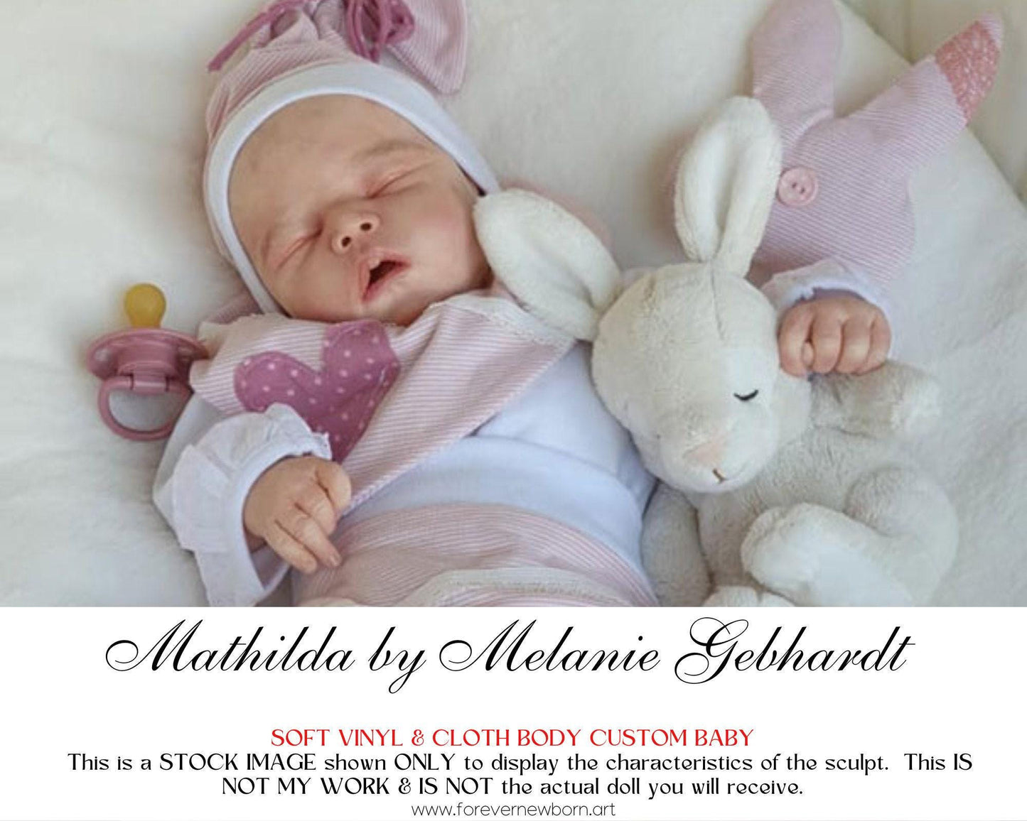 Lifelike Reborn Doll Mathilda by Melanie Gebhardt (19"+Full Limbs)