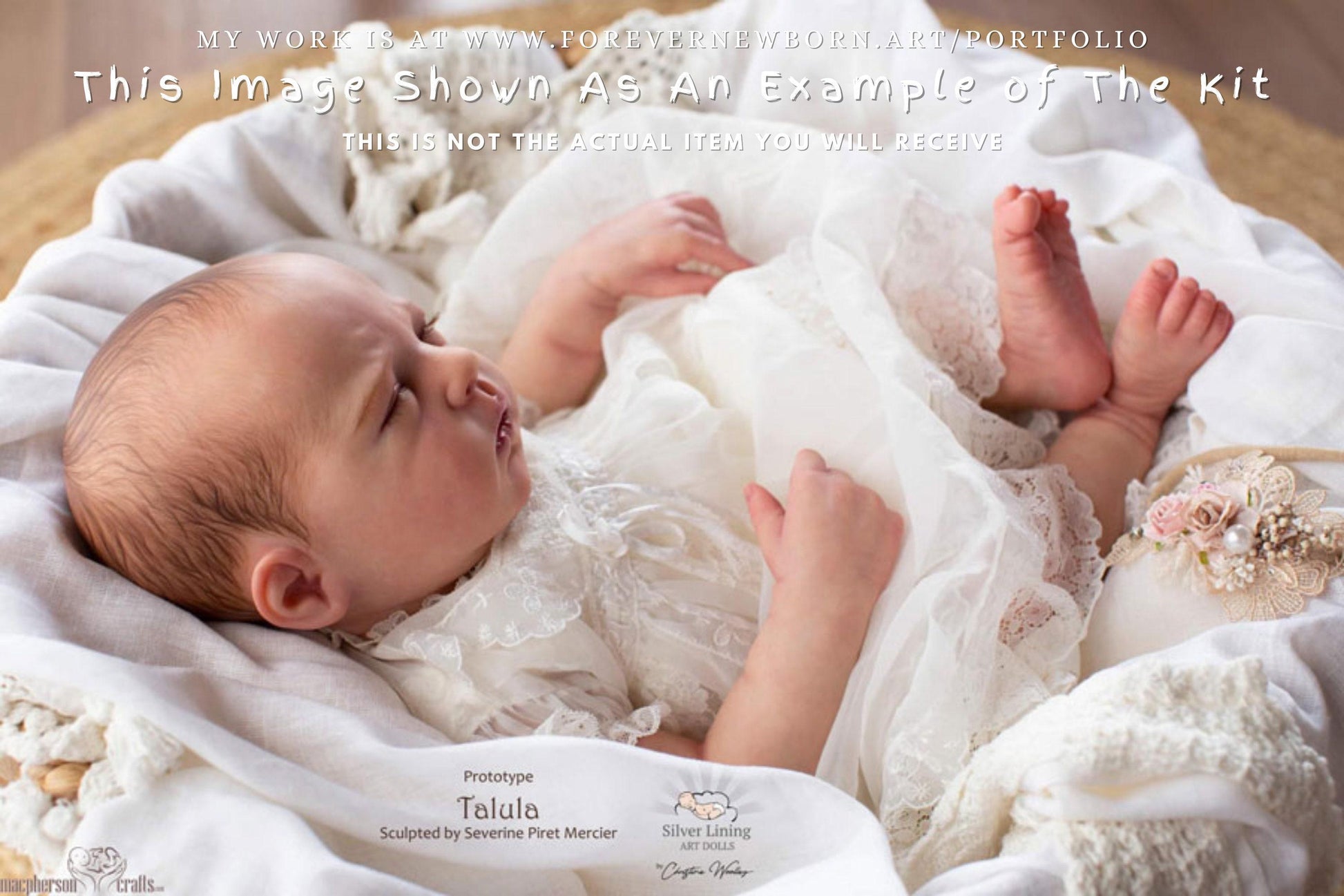 Attention Reborn Baby Collectors ~ Custom Talula By Severine Piret 21" Full Limbs