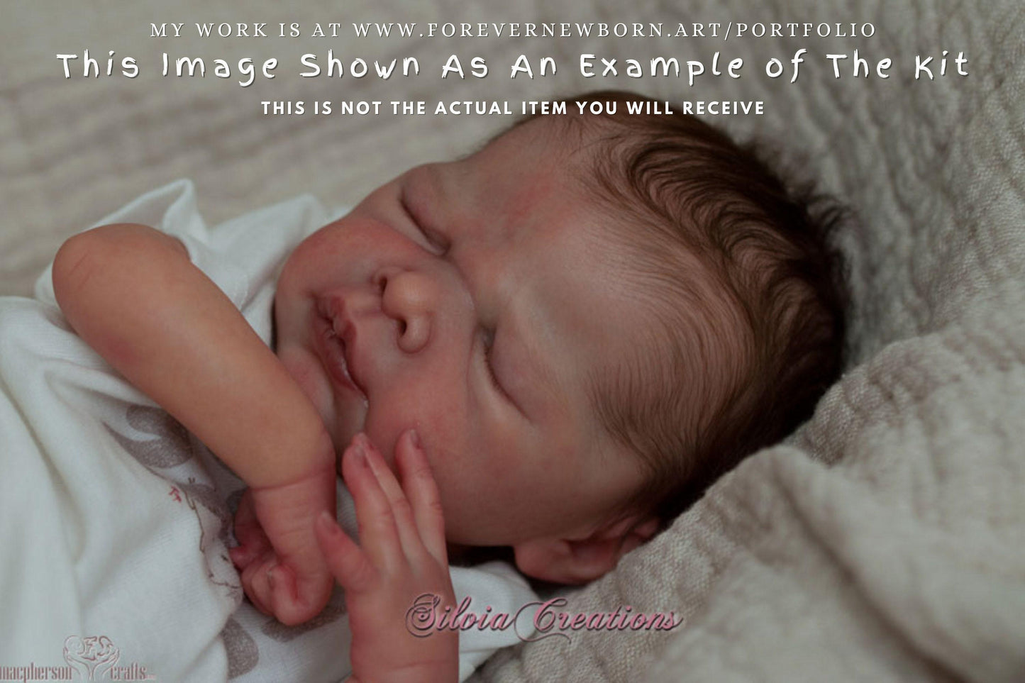 Free Baby Offer ~ Reborn Doll Sale ~ Custom Baby PREEMIE - Bruni by Adrie Stoete 16" Full Limbs