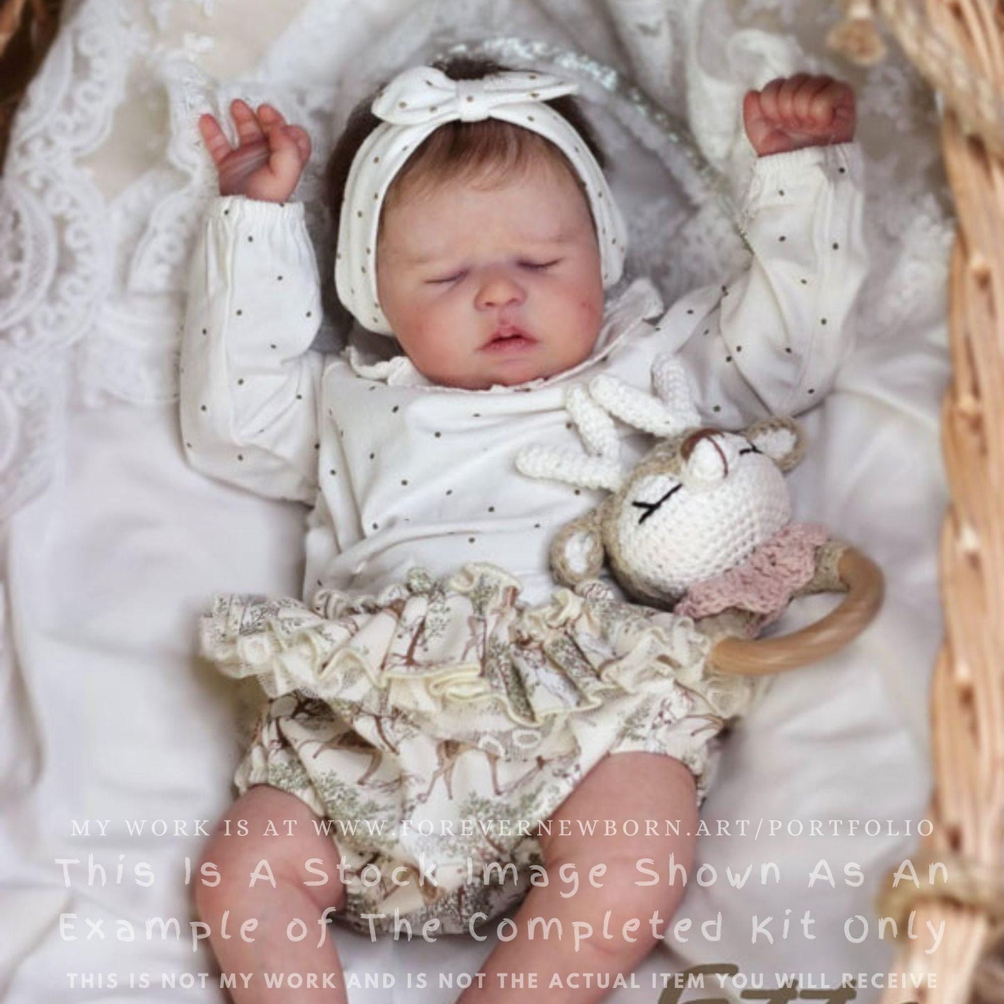 Extremely Realistic Reborn Baby Doll ~ Reborn Baby **Hyper-Realistic** Reborn Doll Etta By Sienna Kuhlstrom Ahlgren (19"+Full Limbs)