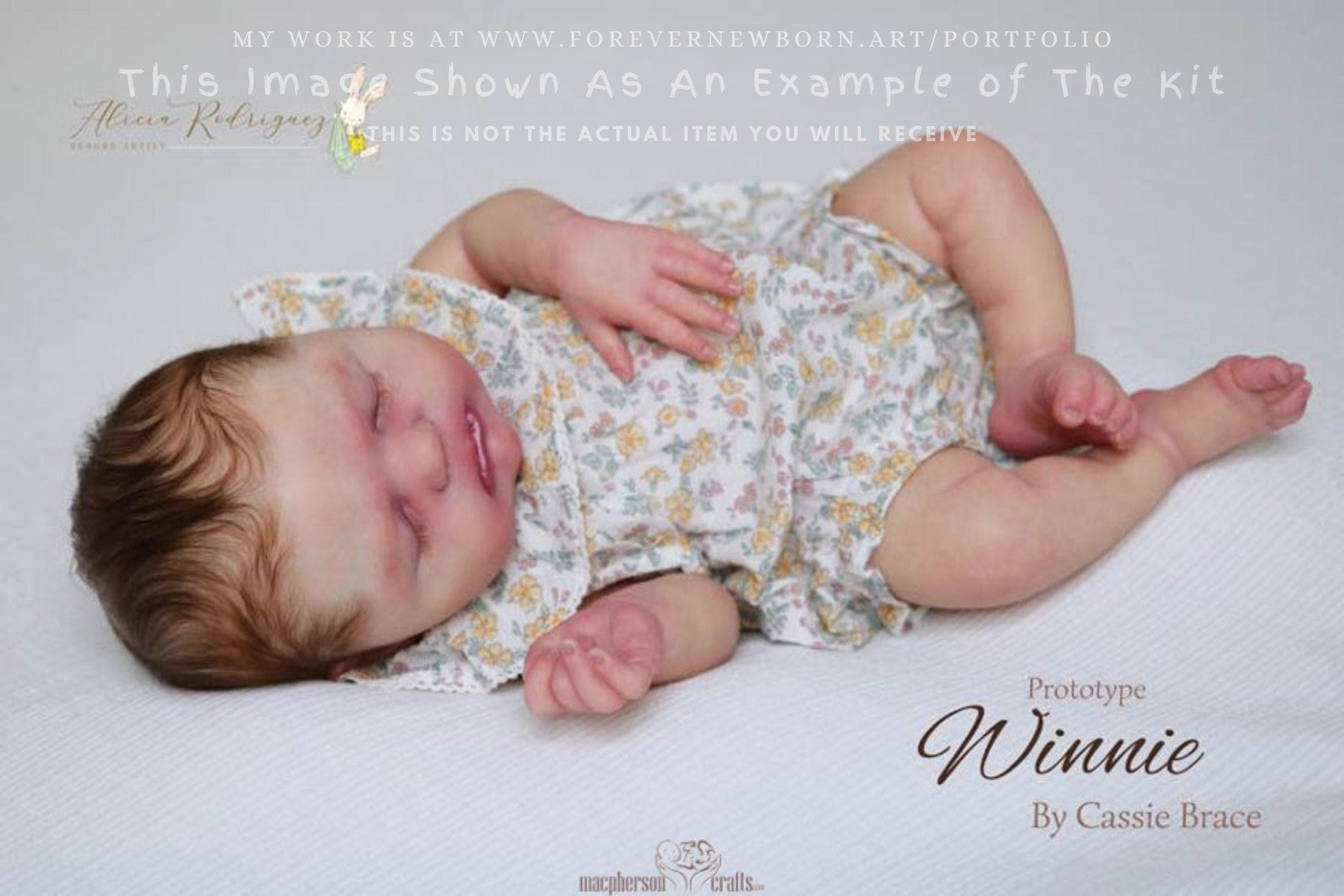 Attention Reborn Baby Collectors ~ Custom Winnie by Cassie Brace 19" Full Limbs
