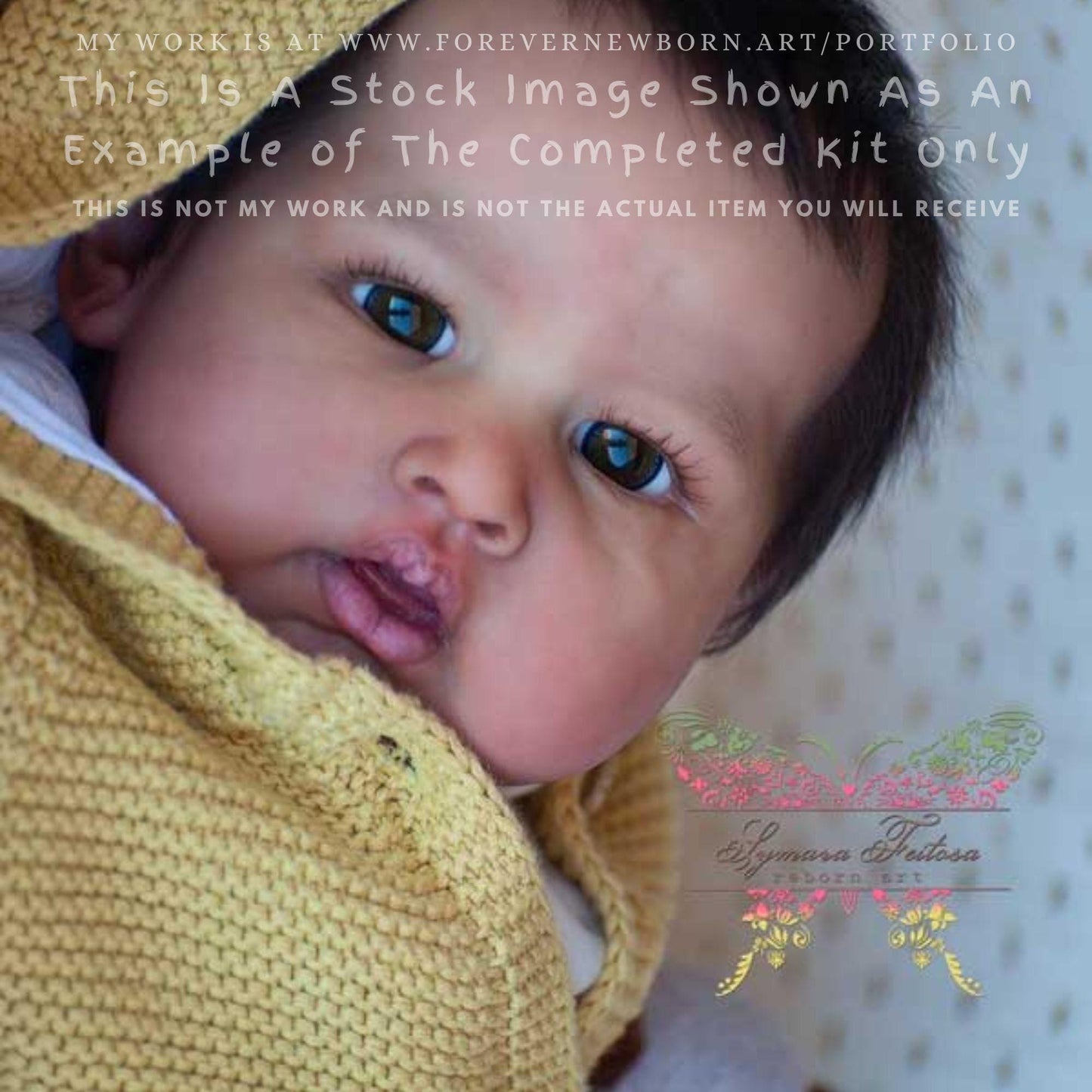 Reborn Baby **Hyper-Realistic** Reborn Doll Blue Sparrow by Doris Moyers Hornbogen (26"+Full Limbs)