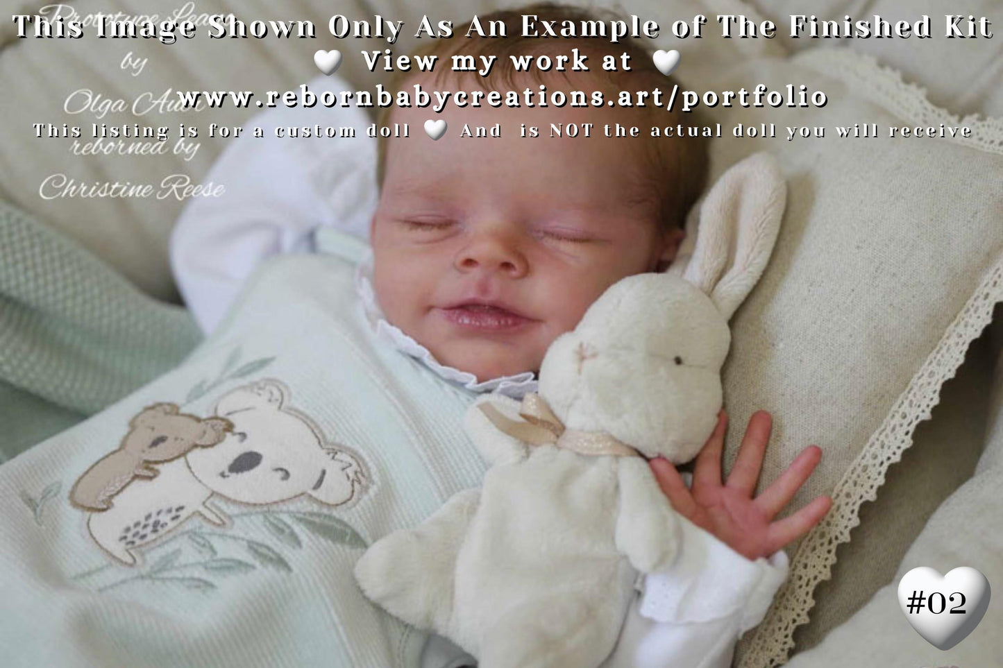 Extremely Realistic Reborn Baby Doll ~ CuStOm ReBoRn LE Leano by Olga Auer (19"+Full Limbs) *NEW Release