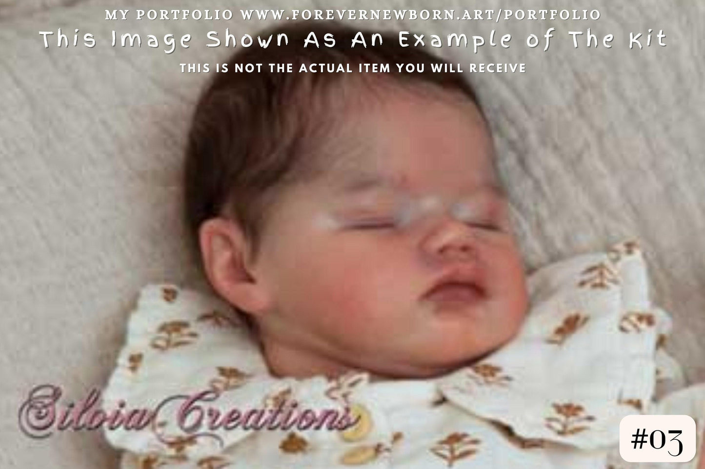 Reborn Baby **Hyper-Realistic** Reborn Doll Ginebra by Teresa de Castro (18"+ Full Limbs) *Extended Processing Time. NEW SCULPT.