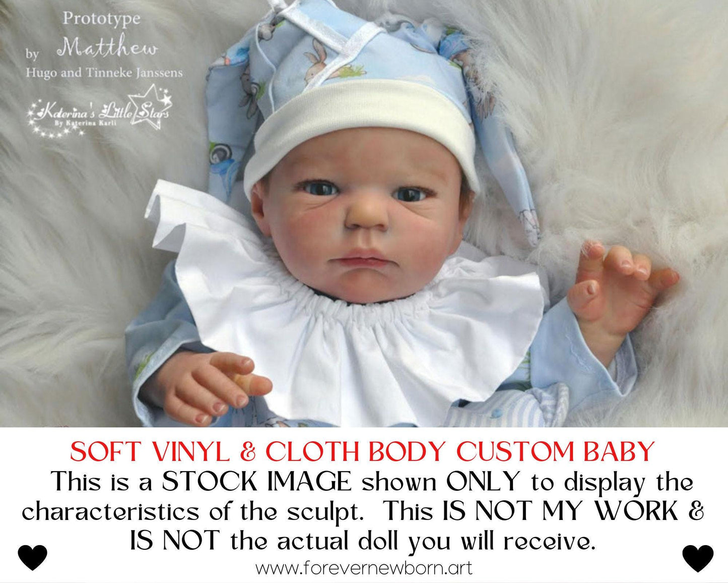 Lifelike Reborn Doll Mathew by Hugo and Tinneke Janssens (21")