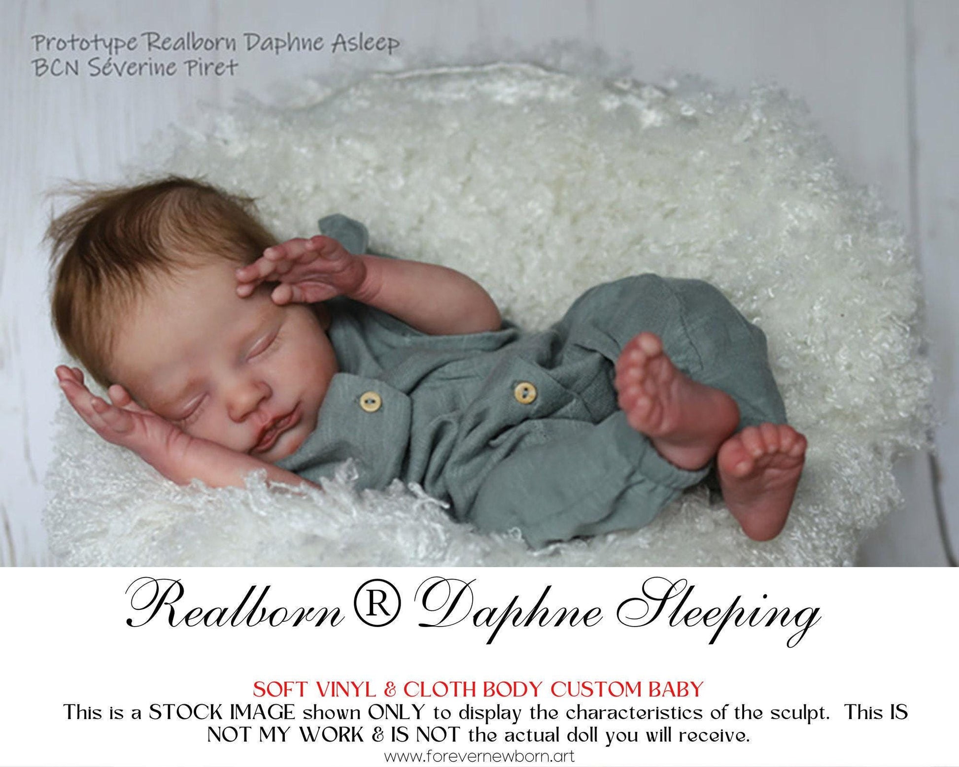 Free Baby Offer ~ Reborn Doll Sale ~ Custom Baby Realborn® Daphne Sleeping (19"+Full Limbs)