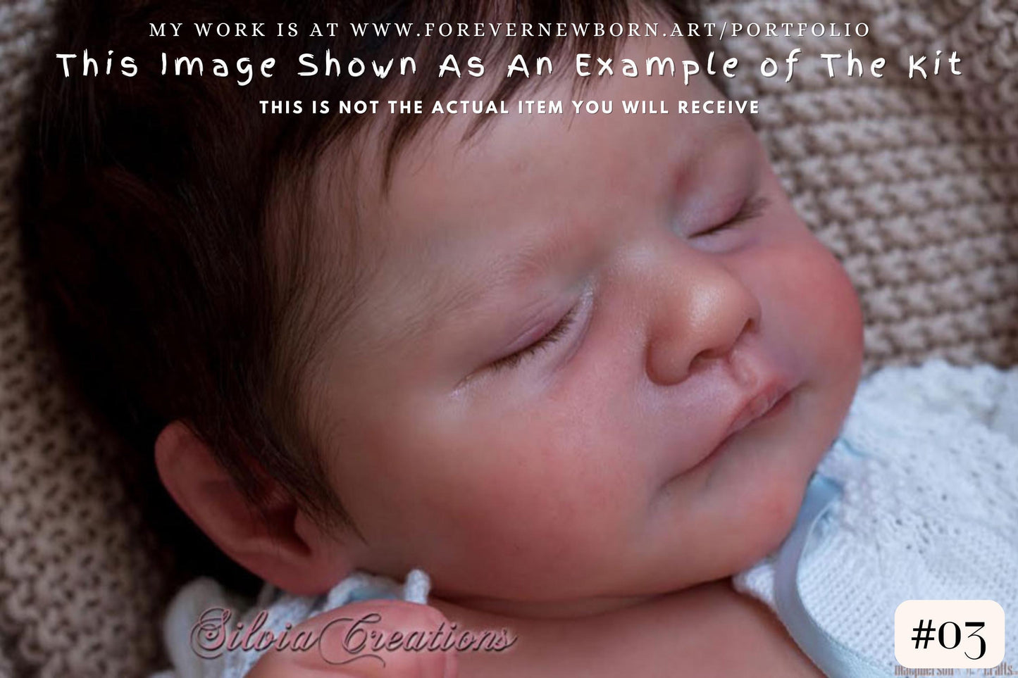 Amazing Hyper-Realistic Reborn Custom Doll Laurie by Cassie Ann Love (20" Full Limbs)
