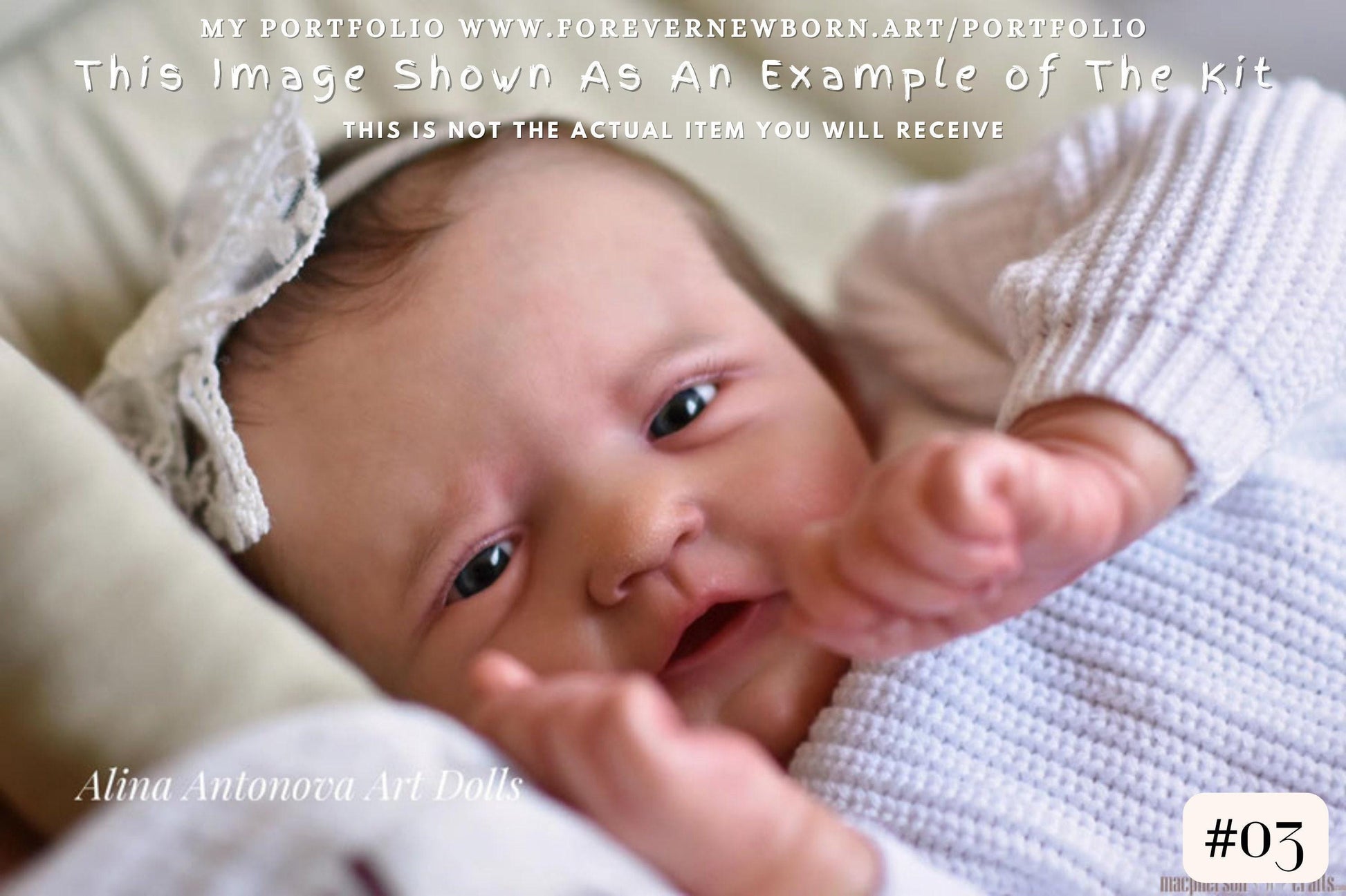 Attention Reborn Baby Collectors ~ Custom Trixi by Severine Piret (22"+ Full Limbs) *Extended Processing Time. NEW SCULPT.