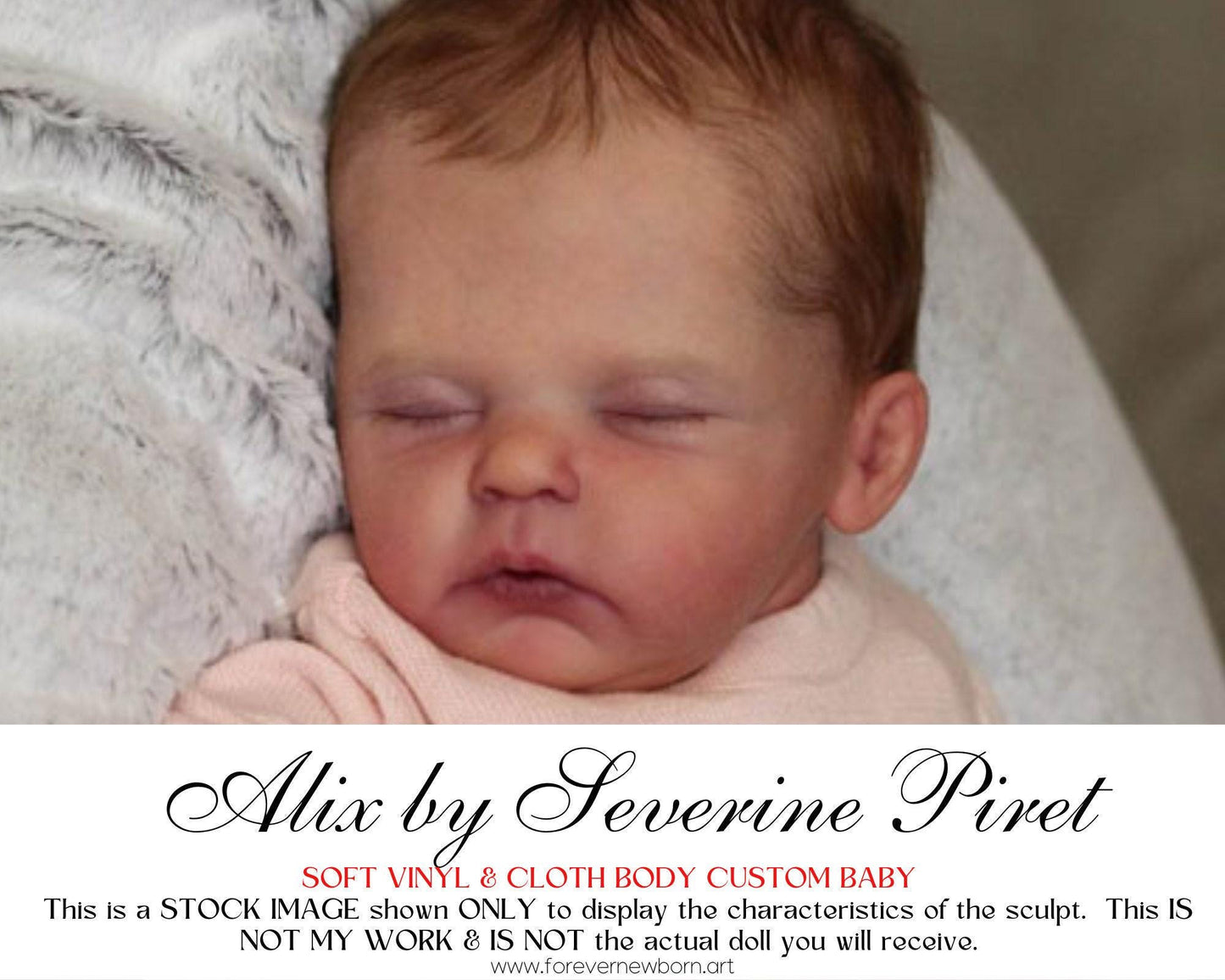 Amazing Hyper-Realistic Reborn Custom Doll LE Alix by Severine Piret (21"+Full Limbs)