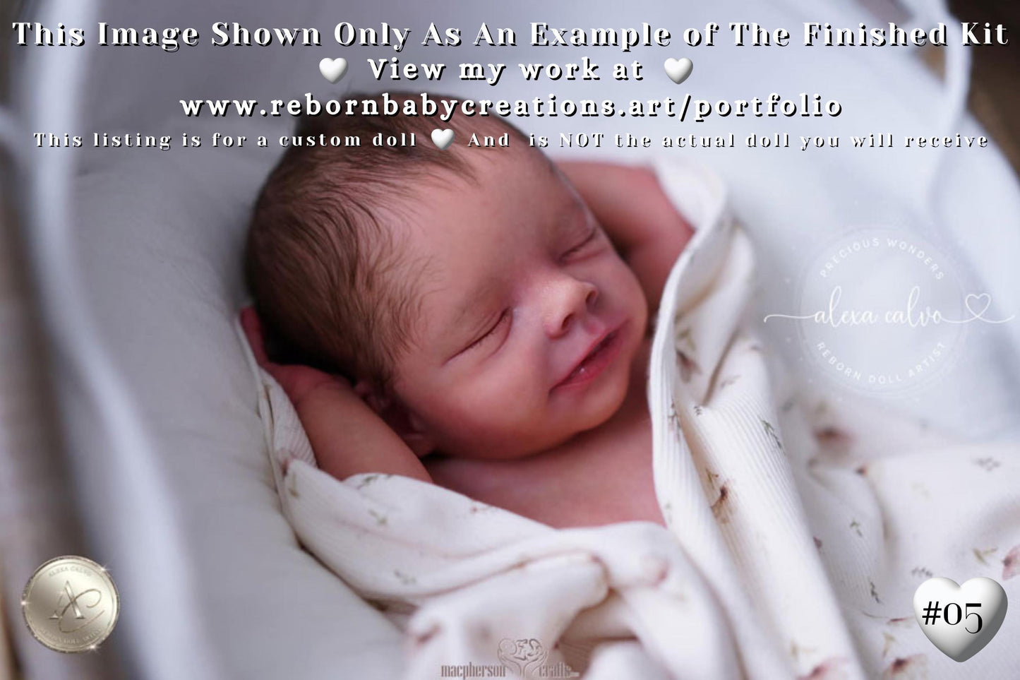 Extremely Realistic Reborn Baby Doll ~ CuStOm ReBoRn LE Leano by Olga Auer (19"+Full Limbs) *NEW Release