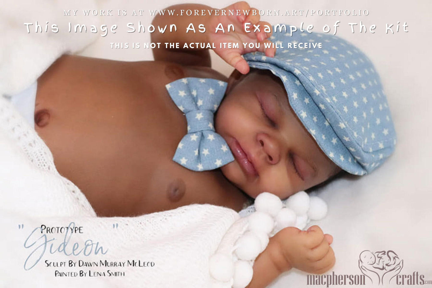 Extremely Realistic Reborn Baby Doll ~ Reborn Baby **Hyper-Realistic** Reborn Doll Gideon by Dawn McLeod 19" Full Limbs