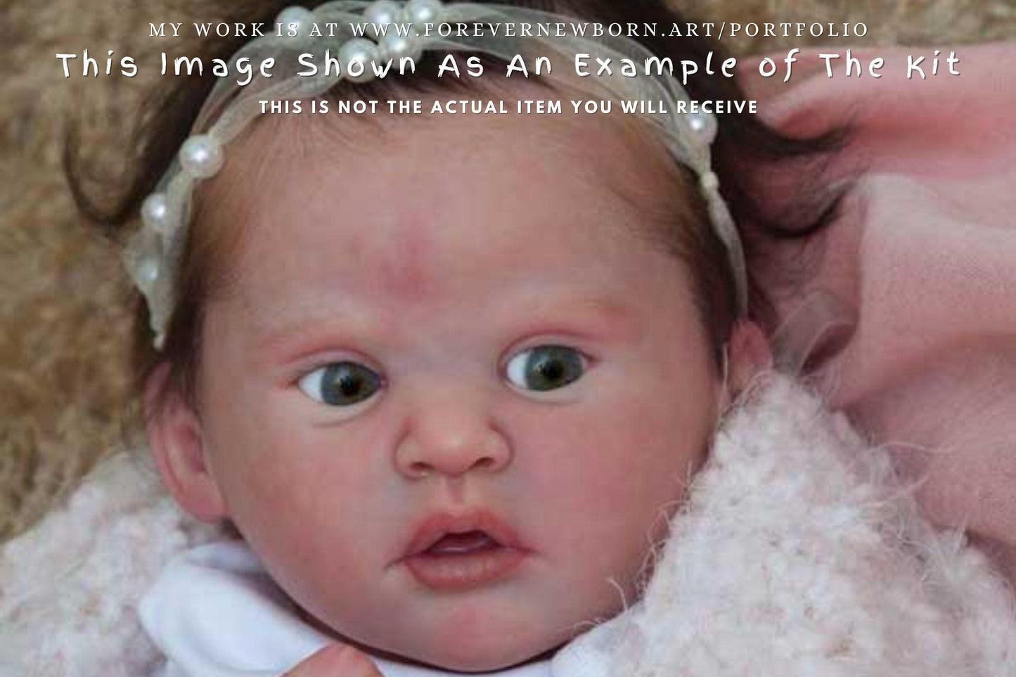 Extremely Realistic Reborn Baby Doll ~ Reborn Baby **Hyper-Realistic** Reborn Doll Finley By Heike Kolpin 19" 3/4 Arms Full Legs