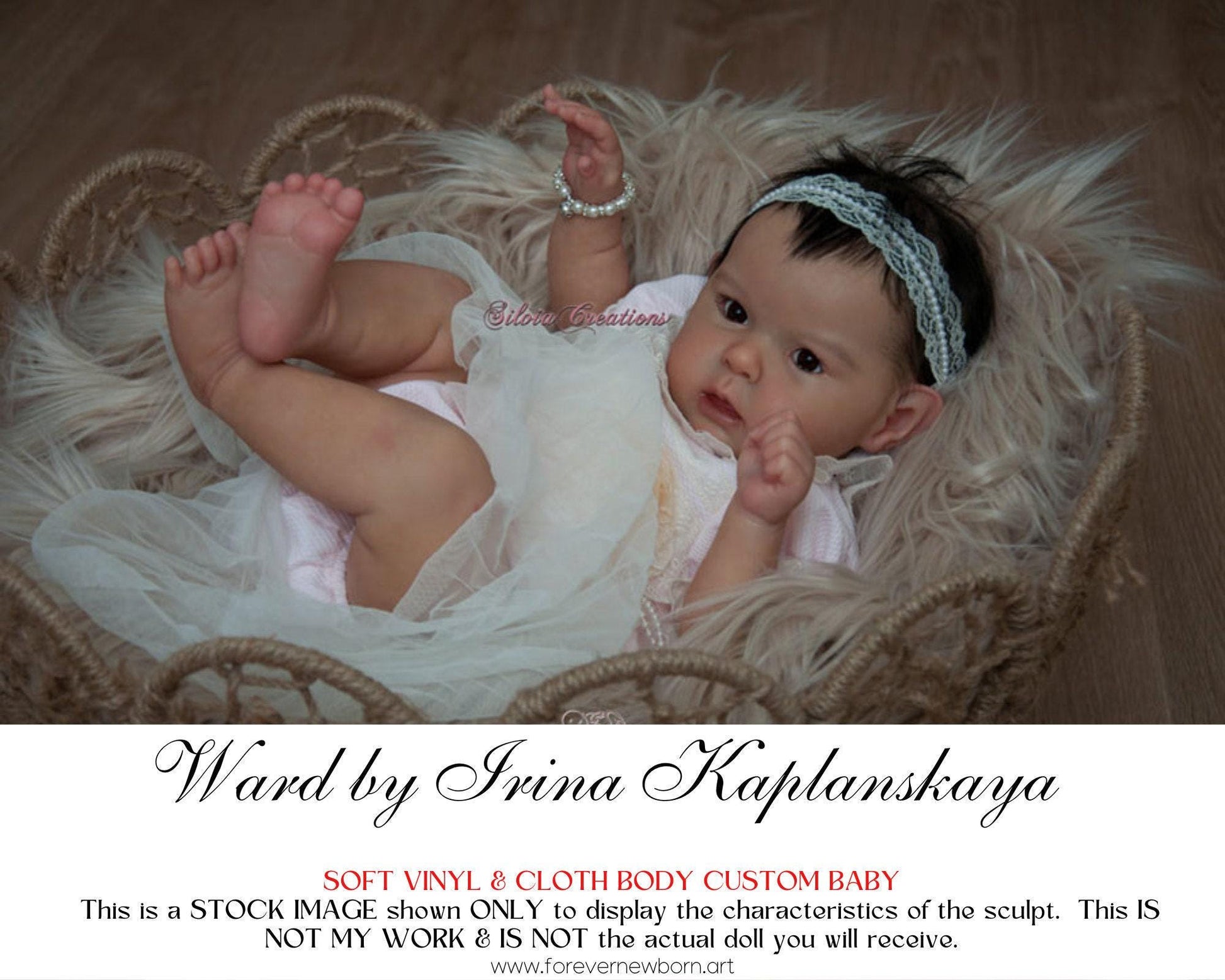 Attention Reborn Baby Collectors ~ Custom Ward by Irina Kaplanskaya (20"+Full Limbs)