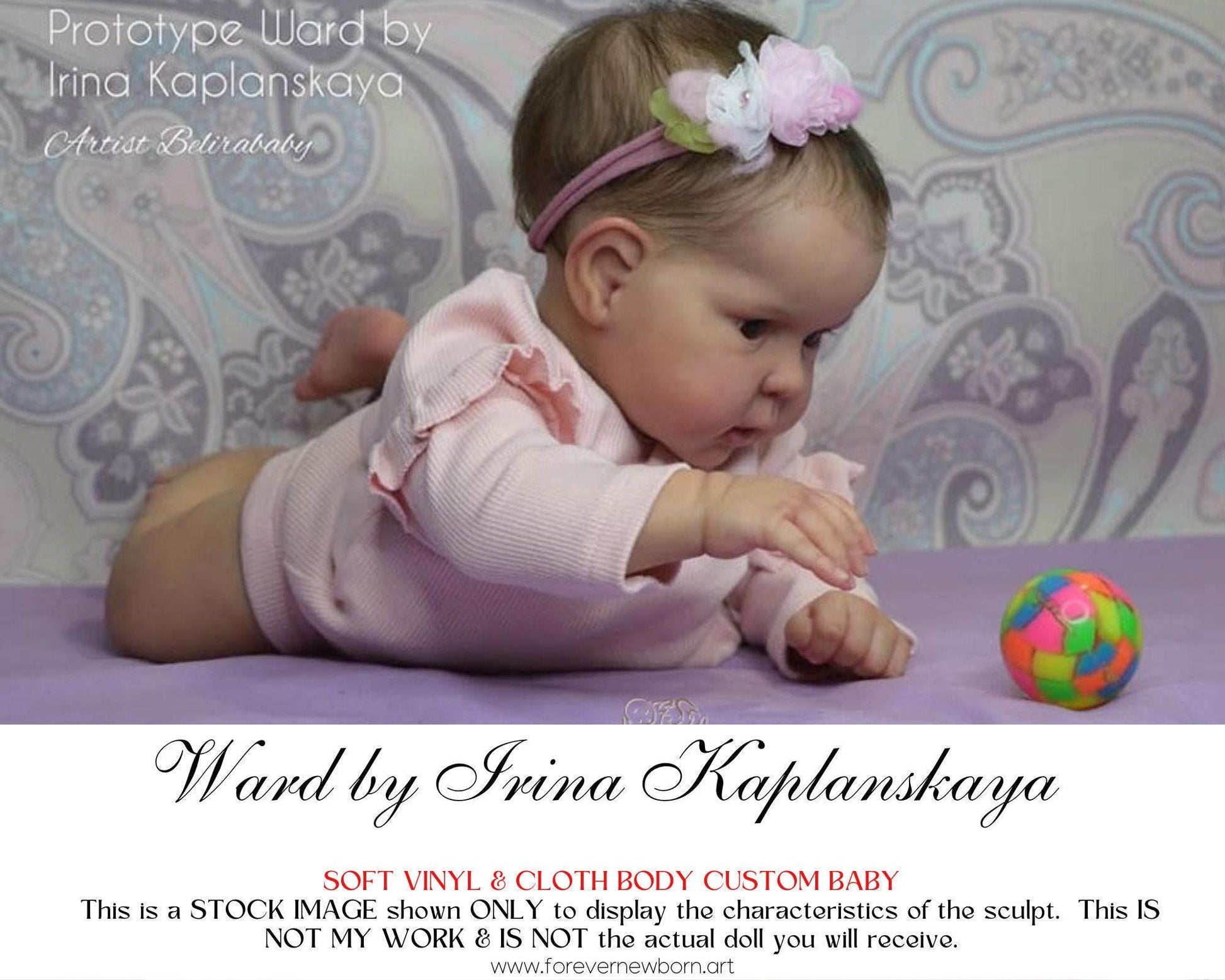 Attention Reborn Baby Collectors ~ Custom Ward by Irina Kaplanskaya (20"+Full Limbs)