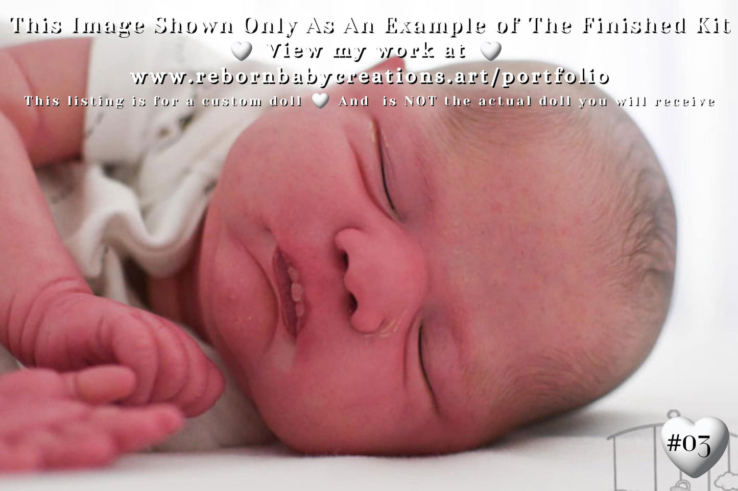 Reborn Baby **Hyper-Realistic** Reborn Doll Dolls ~ BRAND NeW LiMiTeD EdiTioN **CuStOm ReBoRn Edith by Cassie Ann Love (18.5"+Full Limbs)