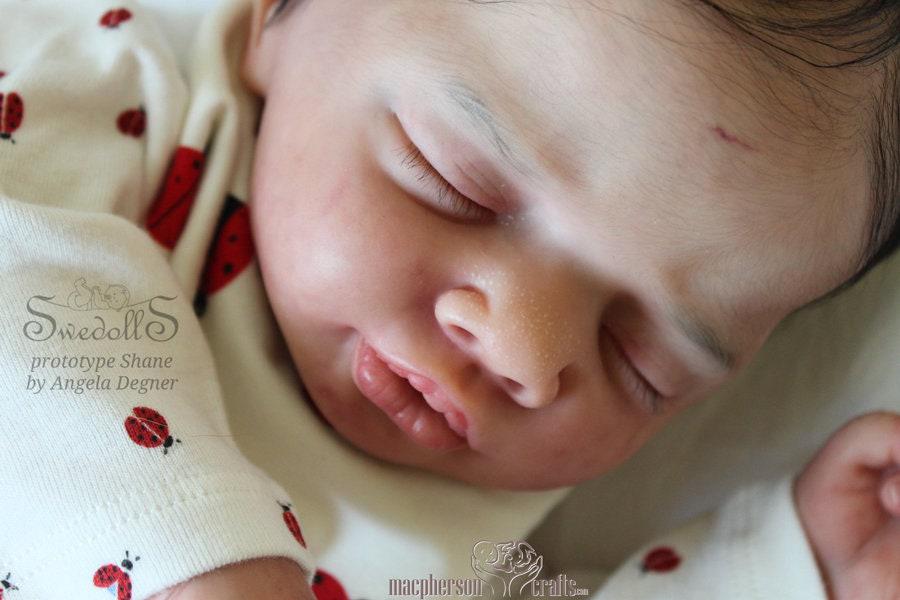 Reborn Baby **Hyper-Realistic** Reborn Doll Shane by Angela Degner (20" Full Limbs)