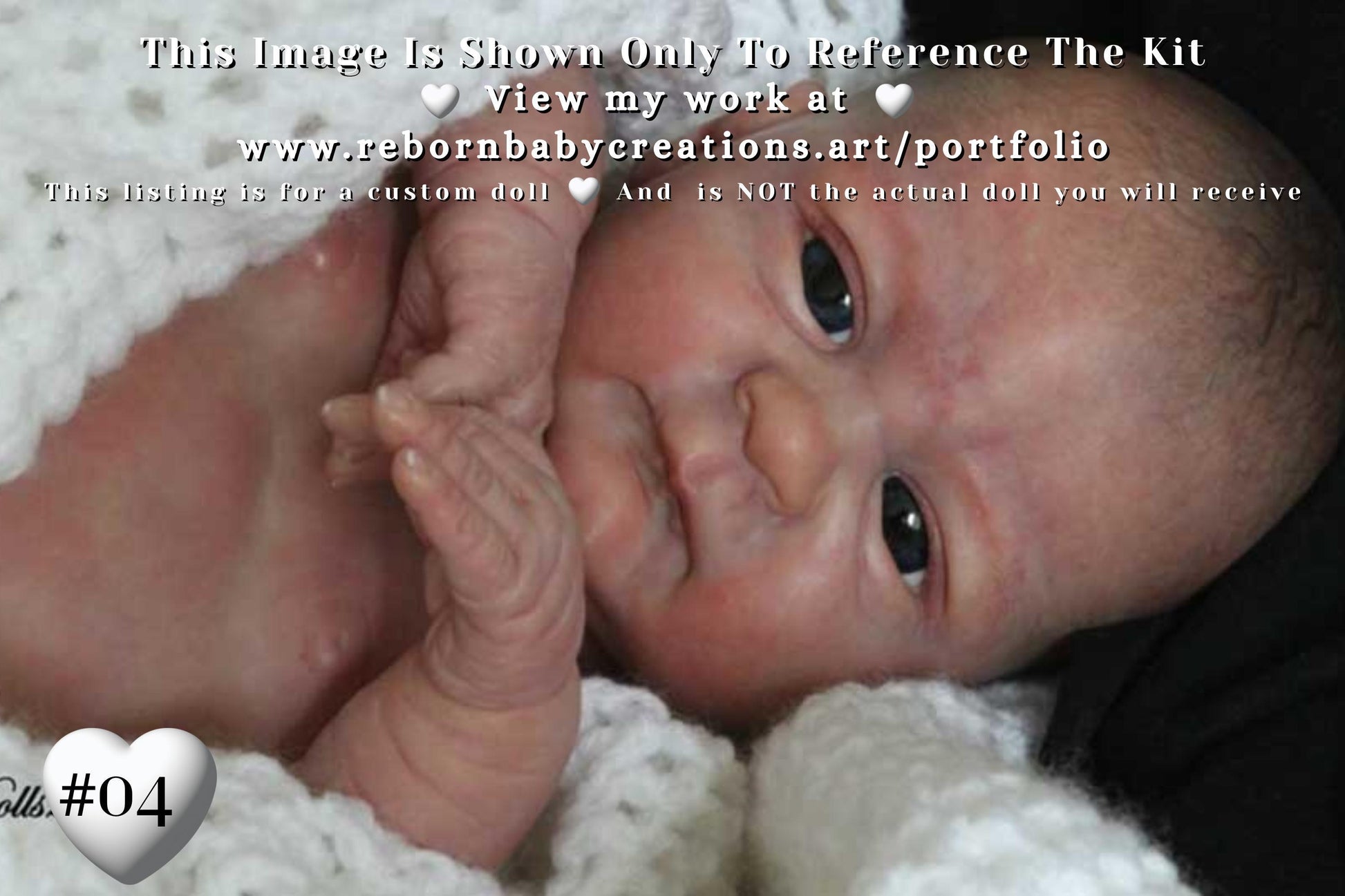 Reborn Baby **Hyper-Realistic** Reborn Doll Seraphina by Elisa Marx (19" + 3/4 Arms Full Legs)