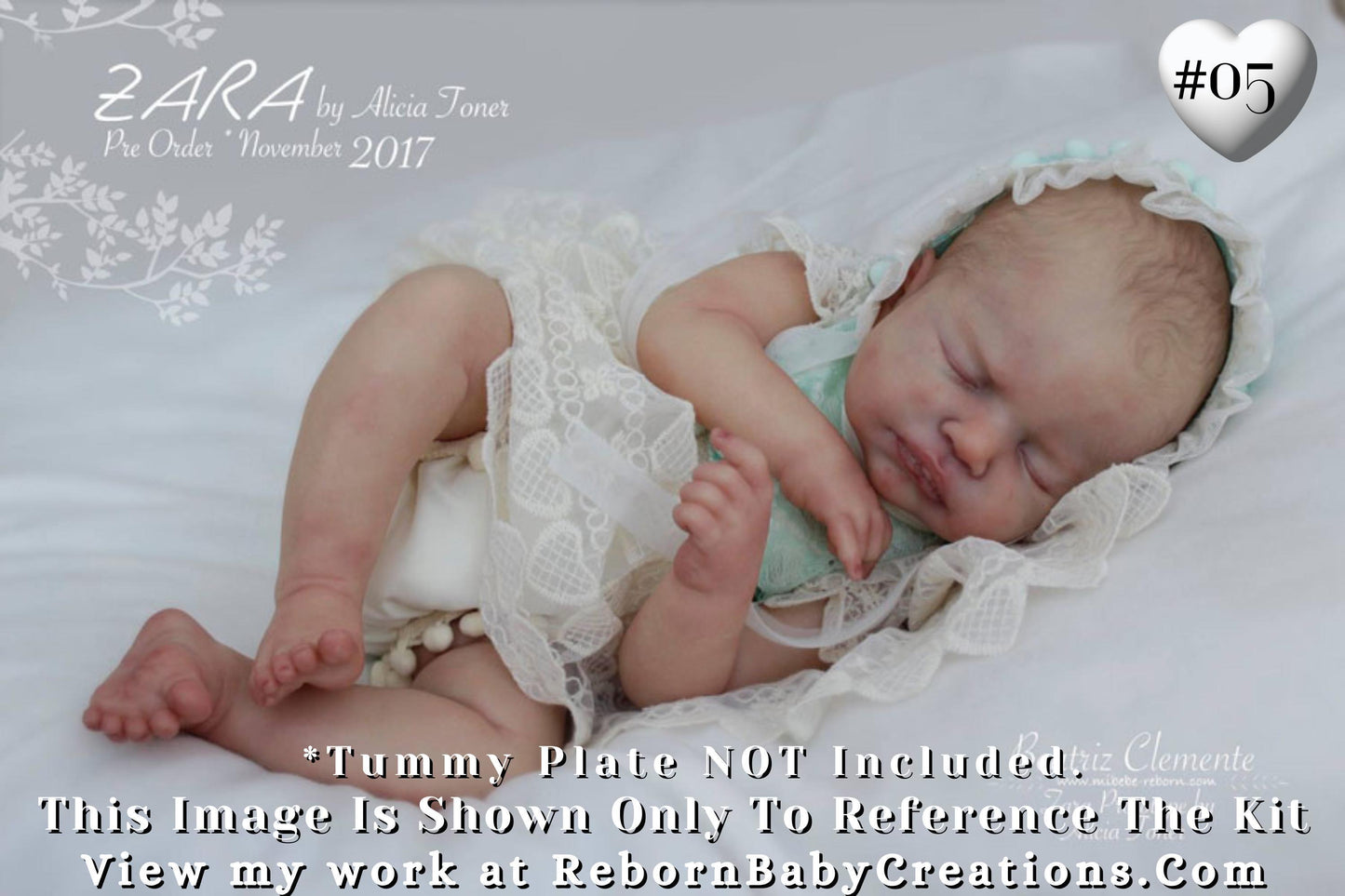 Reborn Baby **Hyper-Realistic** Reborn doll SOLE Zara by Alicia Toner (22"+ Full Limbs)