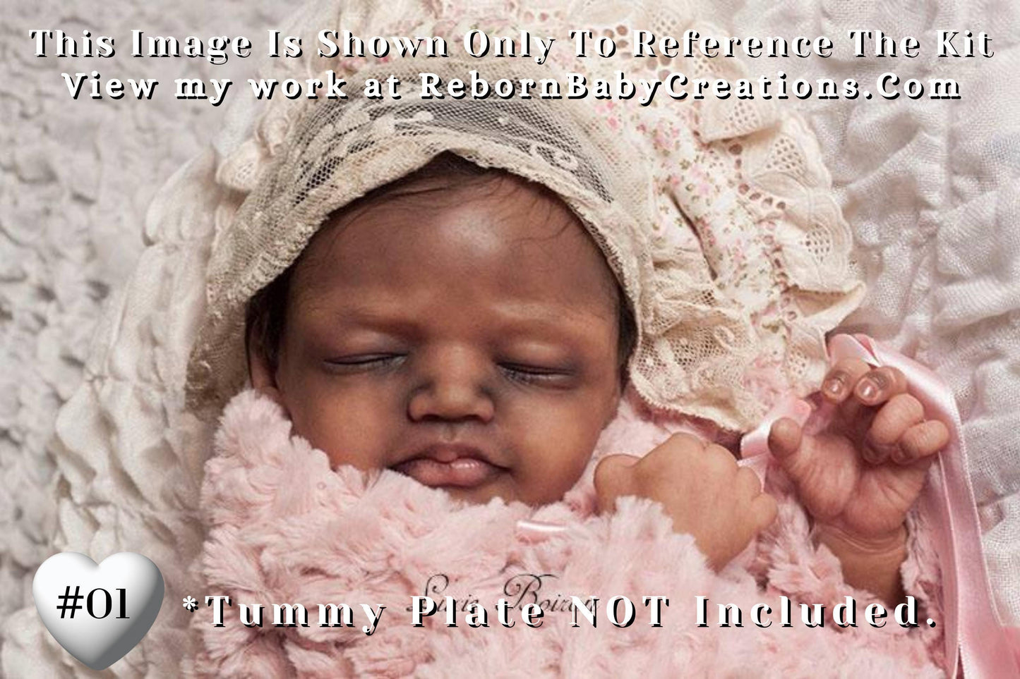 Amazing Hyper-Realistic Reborn Custom Doll Reborn doll Layla by Suzette du Plessis (19"+ 3/4 Arms Full Legs)